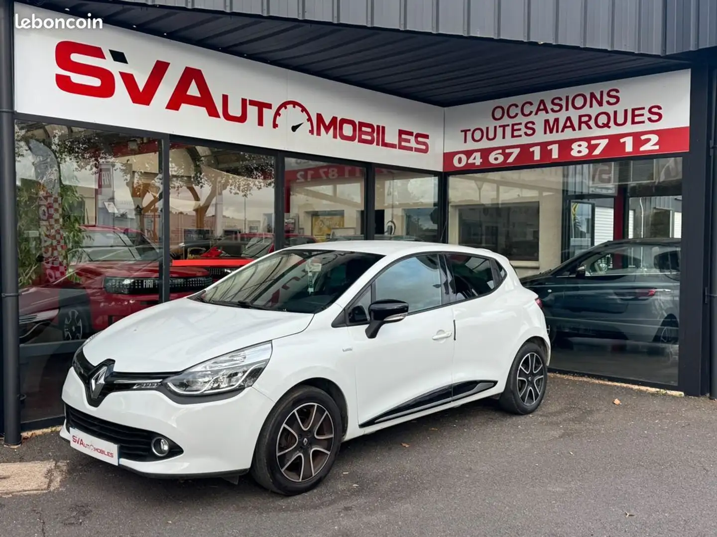 Renault Clio IV 1.5 dCi 90ch Limited Blanc - 1
