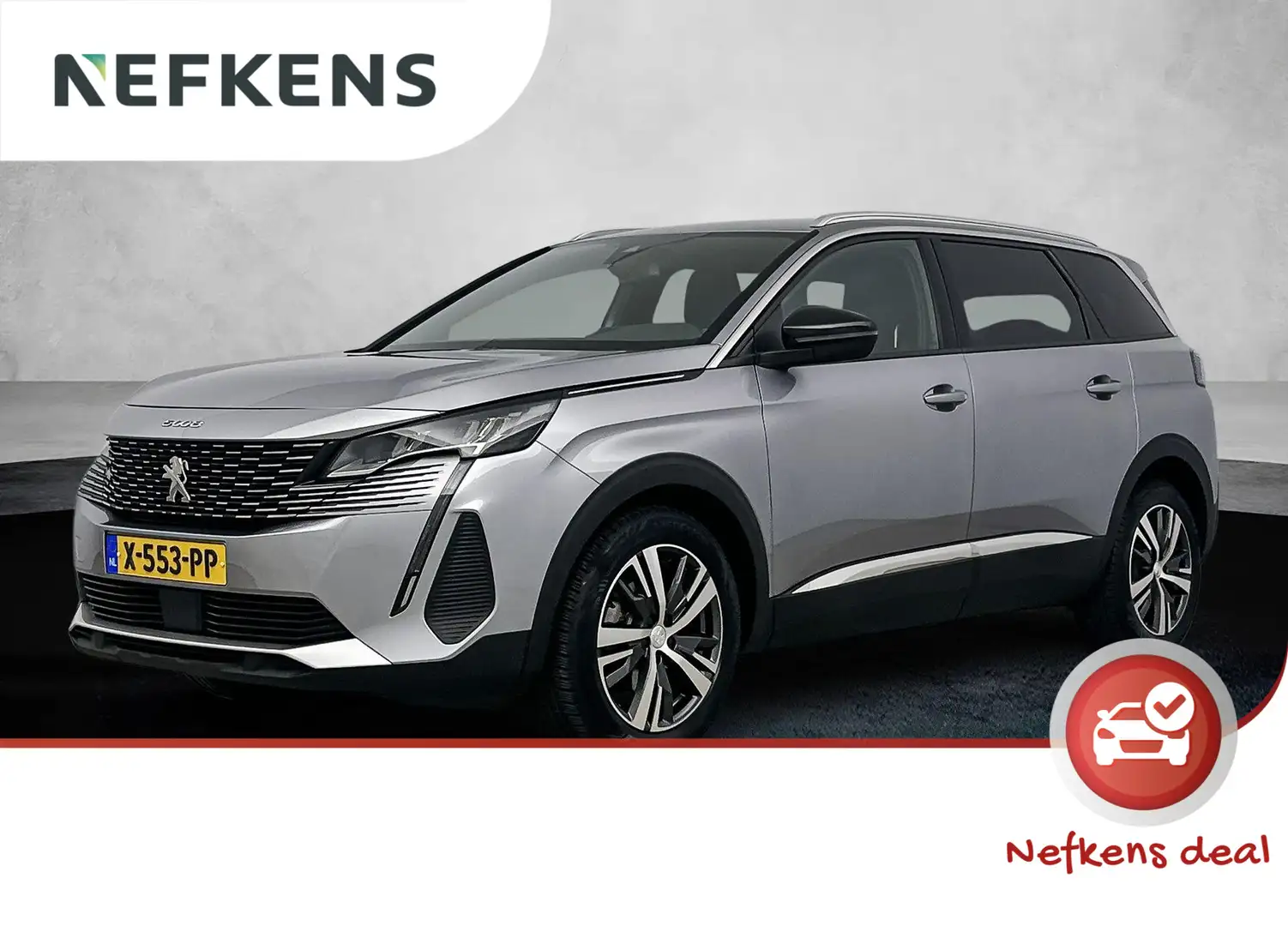 Peugeot 5008 136pk Hybrid Allure Pack | 1ste eigenaar | 7 perso Gris - 1