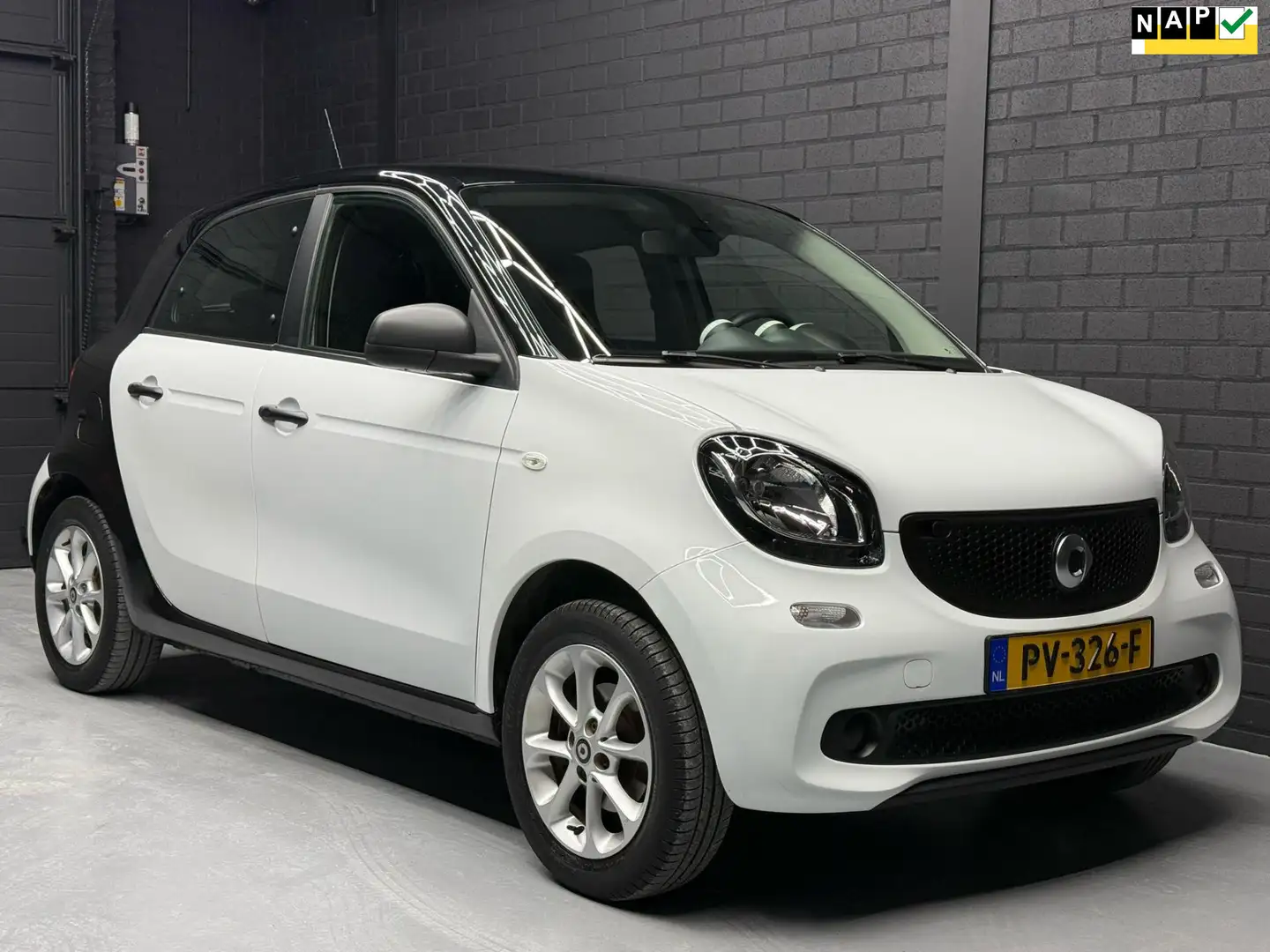 smart forFour 1.0 Passion 1STE EIGEN | 21160KM | AIRCO | AUTOMAA Blanc - 1