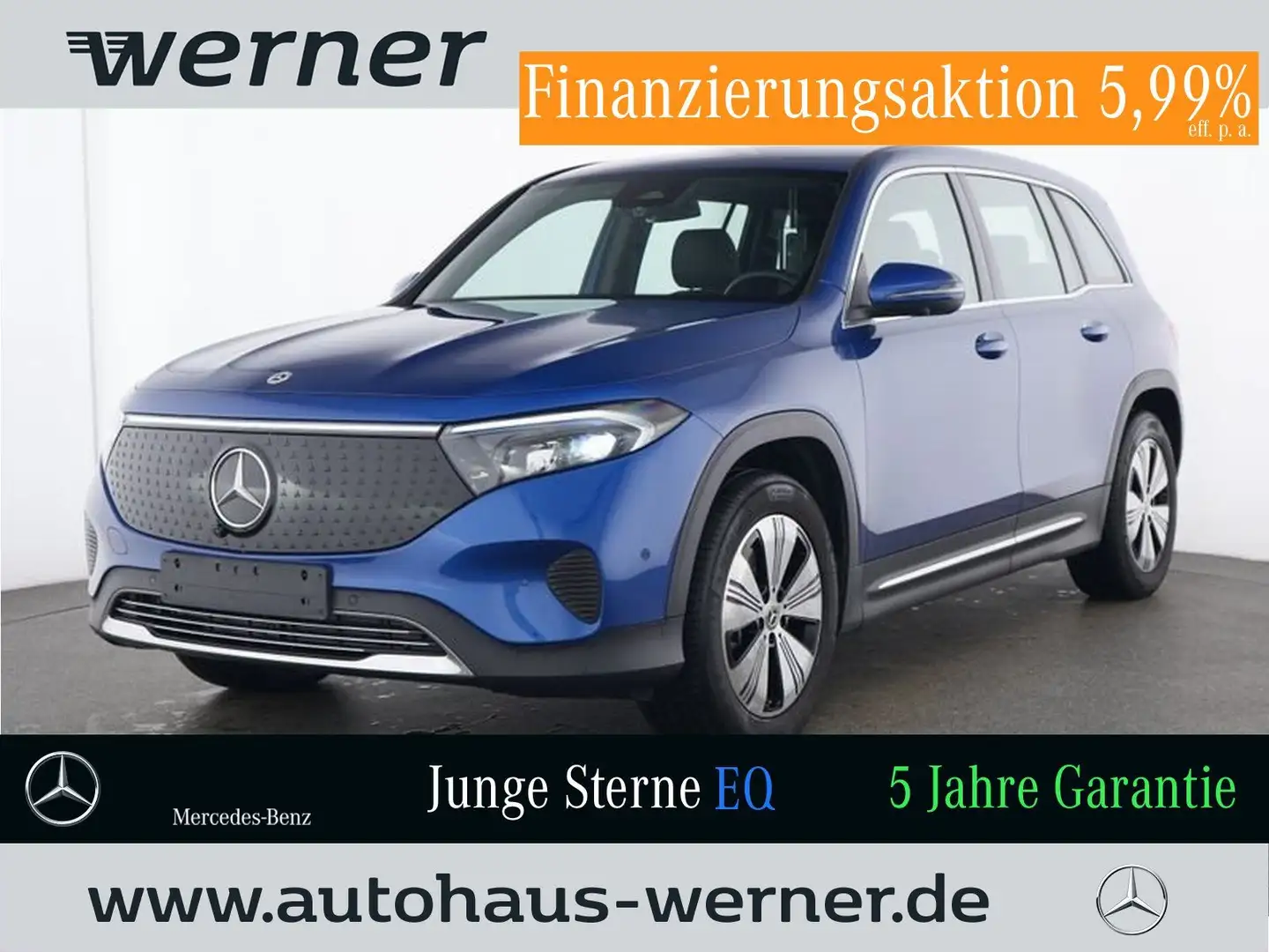 Mercedes-Benz EQB 250 PROG-ADV FAP 360° WINTER EASYP AMBI VZA Bleu - 1