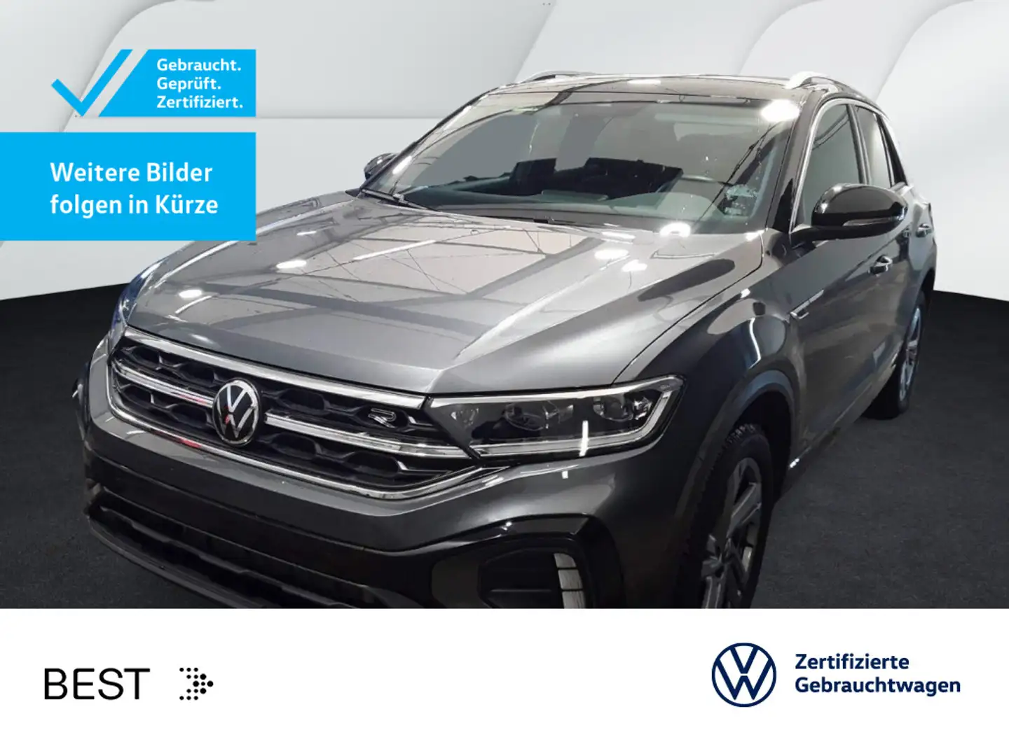 Volkswagen T-Roc T-ROC 2.0 TDI DSG R-LINE*LED*AHK*KAMERA*KLIMA*PD Grau - 1