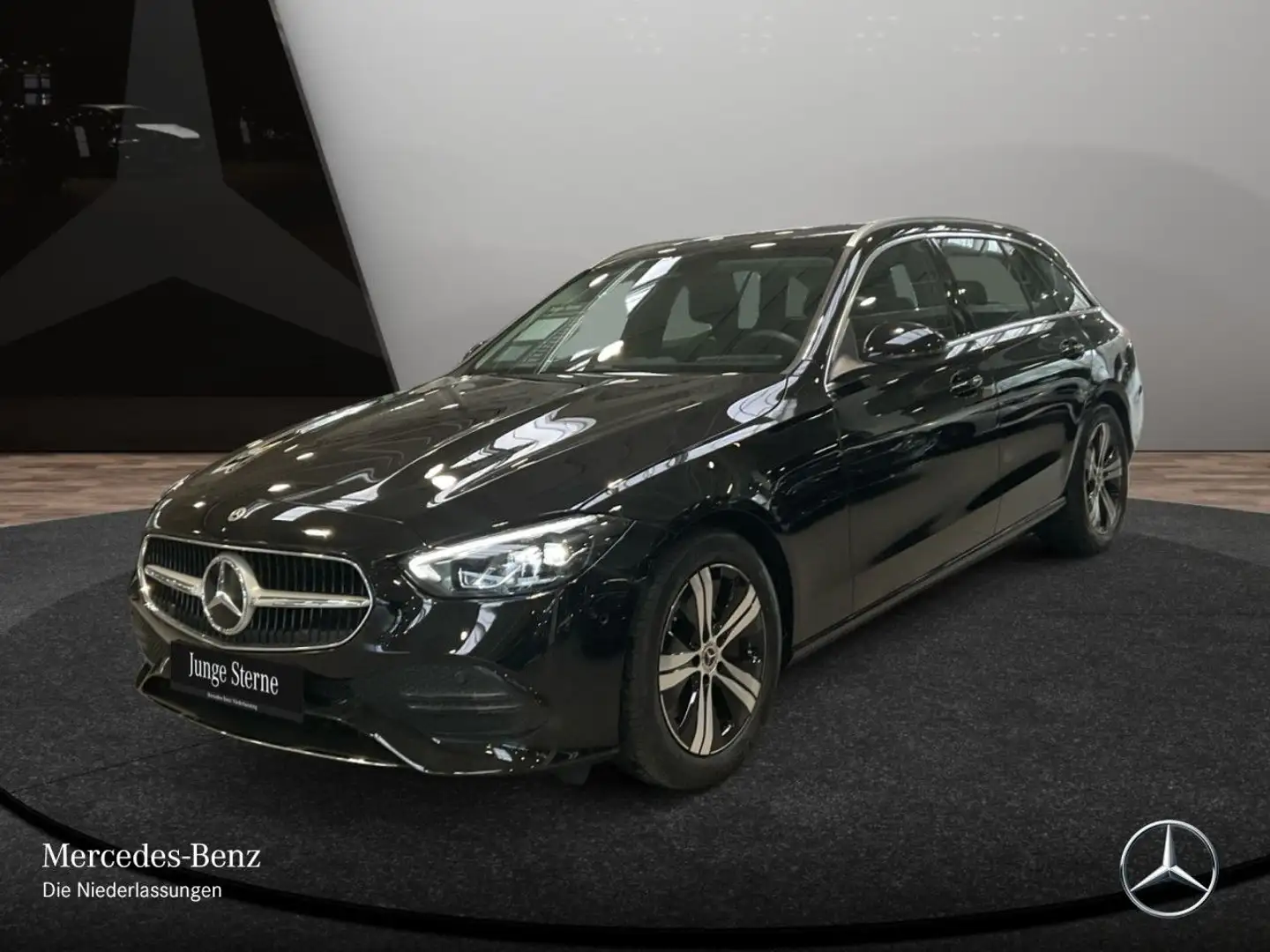 Mercedes-Benz C 200 T AVANTG+AHK+LED+KAMERA+TOTW+KEYLESS+9G Schwarz - 2