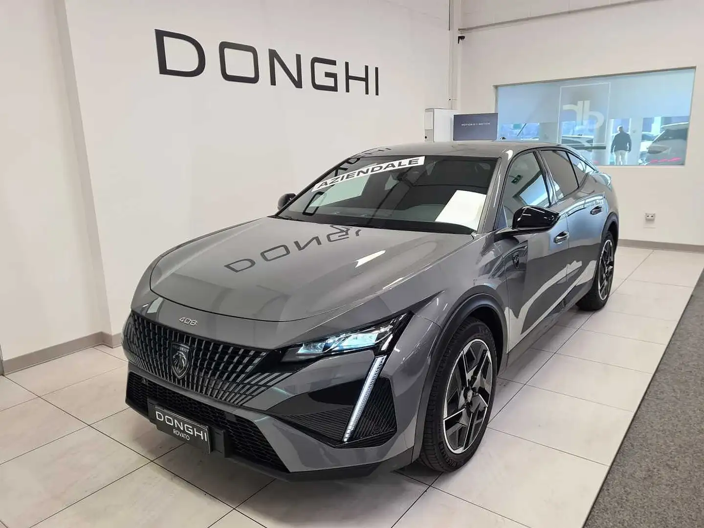 Peugeot 408 GT Hybrid 48v 145cv e-DCS6 AZIENDALE! Gris - 1