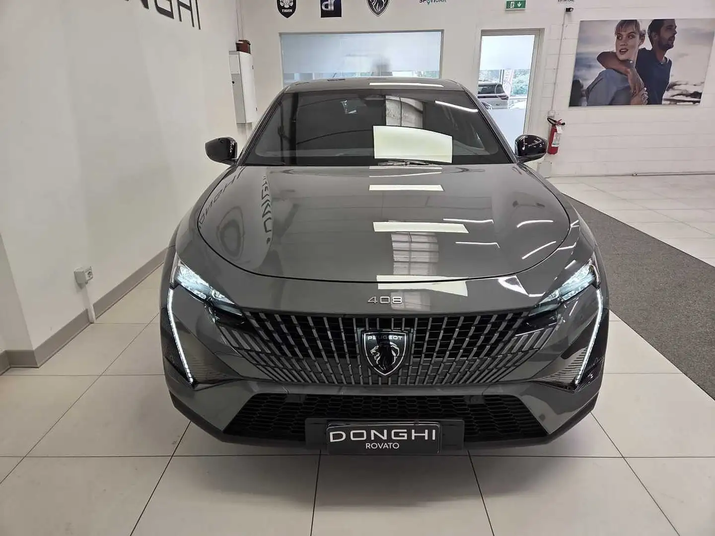 Peugeot 408 GT Hybrid 48v 145cv e-DCS6 AZIENDALE! Gris - 2