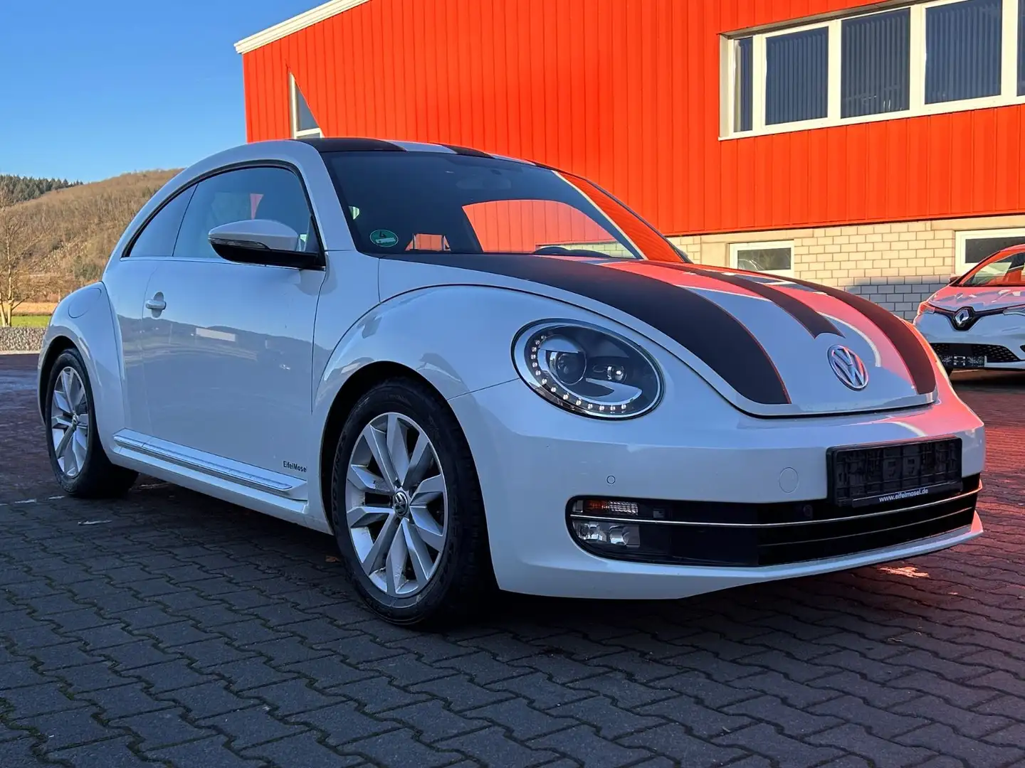 Volkswagen New Beetle Bi-Xenon Perlmutt Met. Top Zustand Blanc - 1