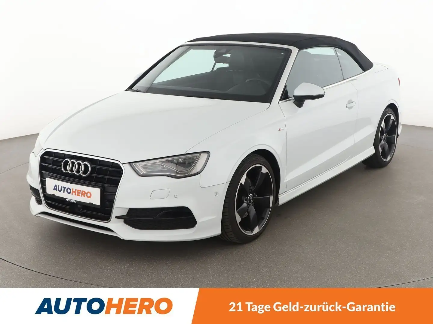 Audi A3 2.0 TDI S line Sportpaket Aut.*NAVI*LED*ACC* Weiß - 1