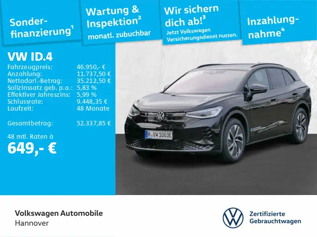 Volkswagen ID.4 GTX AHK IQ.LIGHT Harman Kardon Keyless