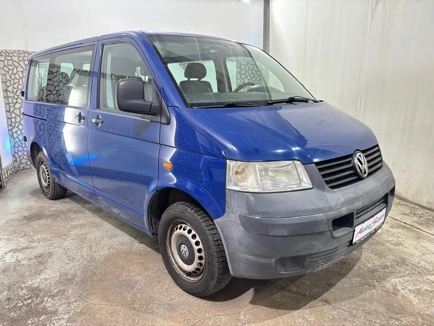 Volkswagen T5 Transporter T5 1,9 TDI Kombi City KLIMA 9 SITZE 01/28 TÜV Blau - 1
