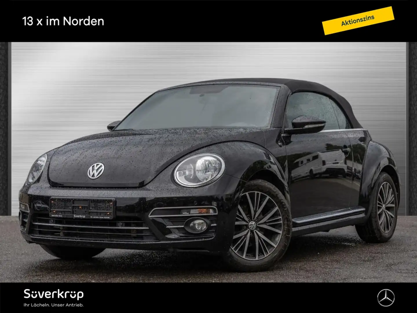 Volkswagen Beetle Cabrio 1.2 TSI Sound SHZ PDC Black - 2