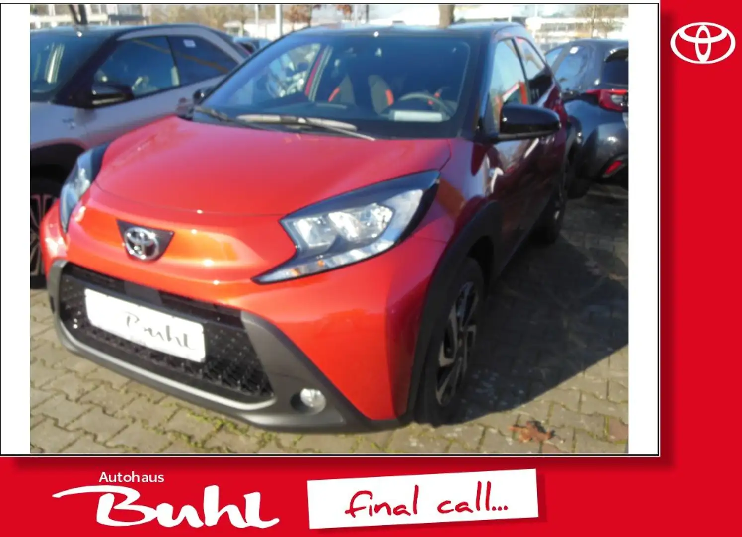 Toyota Aygo X S-CVT Team D AUTOMATIK 3,99%*sofort Verfügbar Rot - 1
