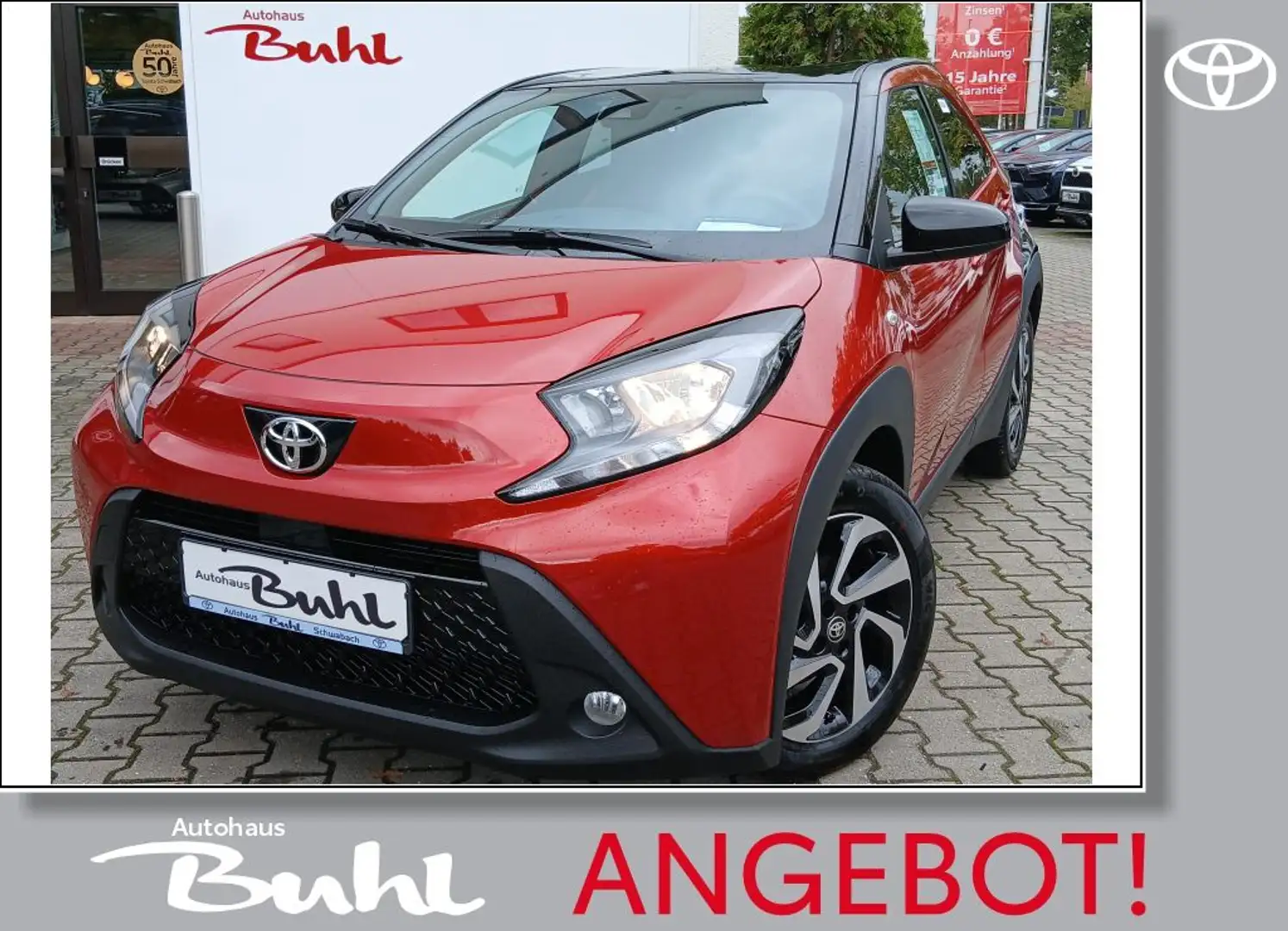 Toyota Aygo X S-CVT Team D AUTOMATIK *sofort Verfügbar Rot - 1