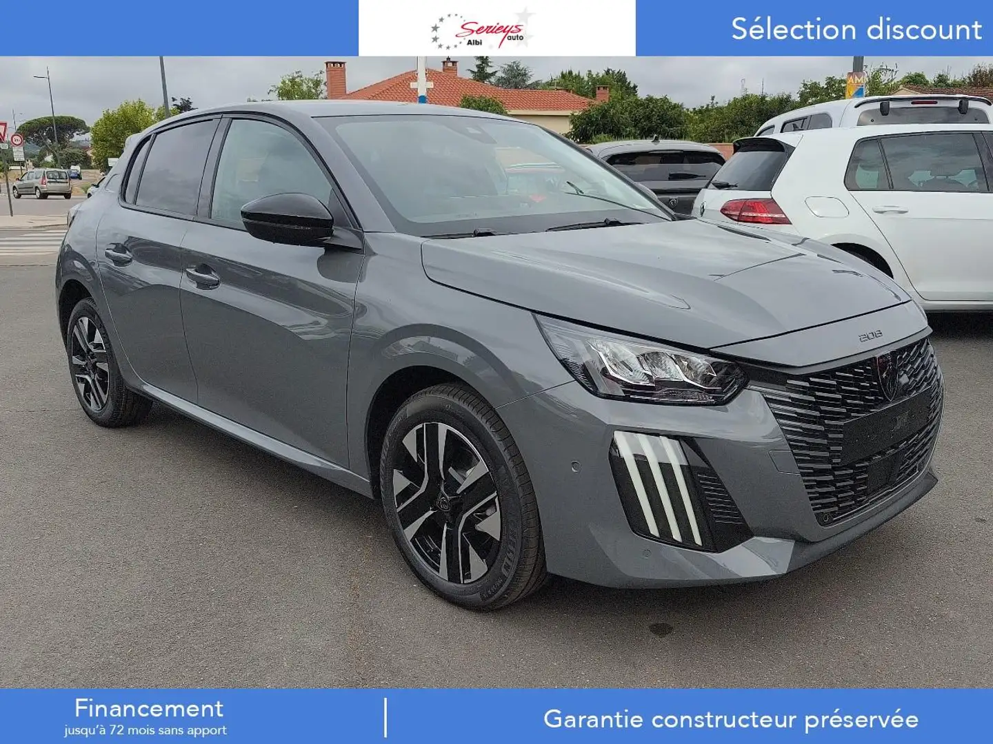 Peugeot 208 ALLURE 1.2 HYBRID 110 DCS6 PK VISION+NAVIGATION+PK Gris - 1