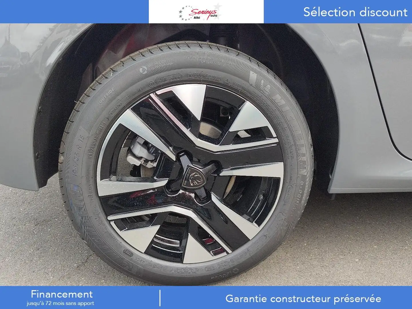 Peugeot 208 ALLURE 1.2 HYBRID 110 DCS6 PK VISION+NAVIGATION+PK Gris - 2