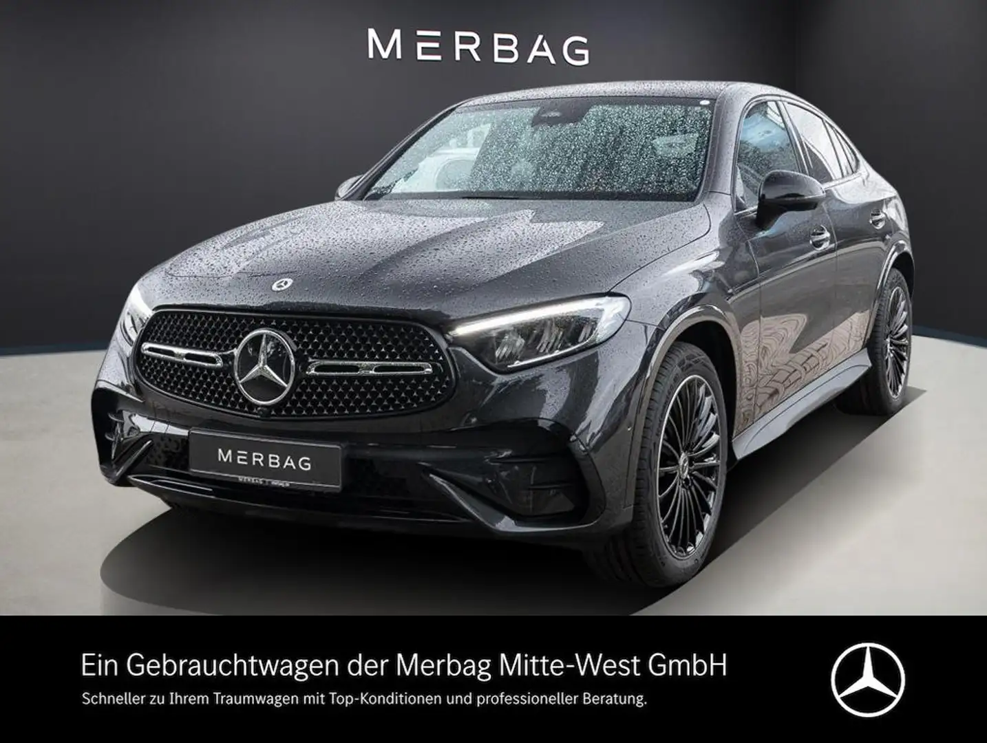 Mercedes-Benz GLC 200 4MATIC Coupé Pano SpurW Sport W-Paket Gris - 1