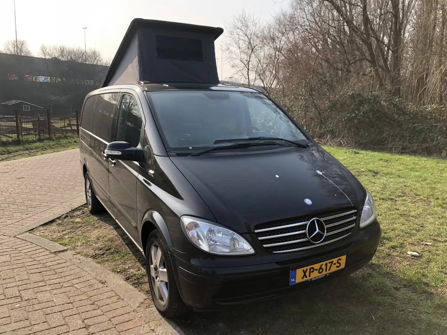 Mercedes-Benz Viano 2.2 CDI CAMPER 180PK! Cr.Contr/7zits/parksens/trek Negro - 2
