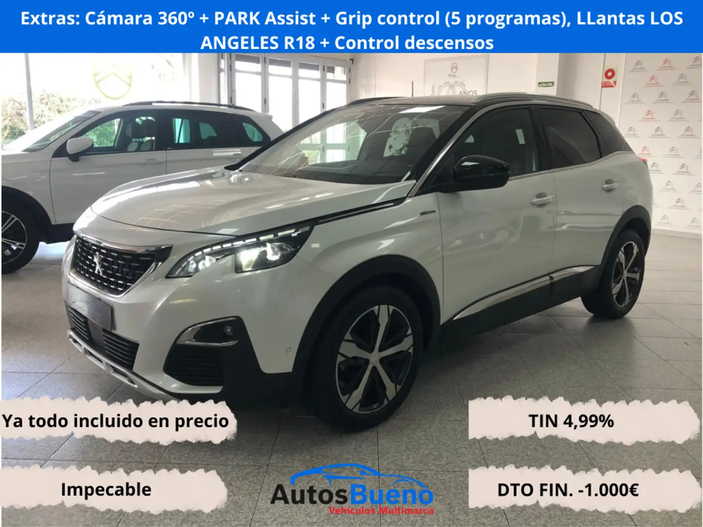 Peugeot 3008 1.5BlueHDi GT Line S&S 130 Blanco - 1