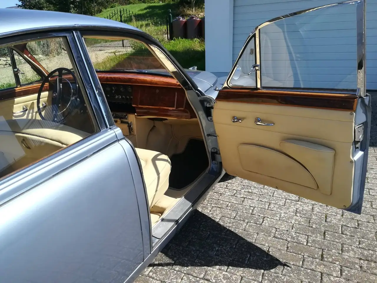 Jaguar MK II Deutsch Linkslenker H-Kennzeichen overdrive 4. Hand (in 64 Jahren), foto 11