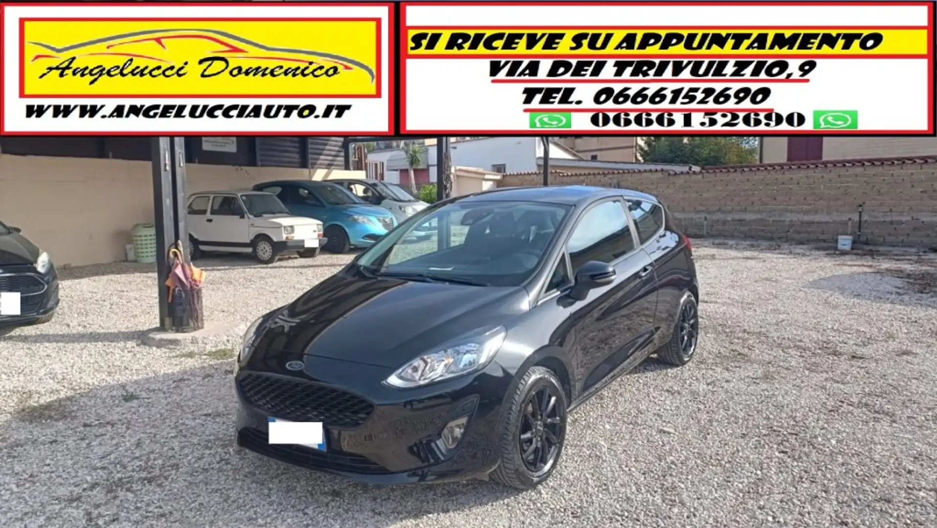Ford Fiesta EURO 6 GPL OPZIONALE SI ZTL Noir - 1