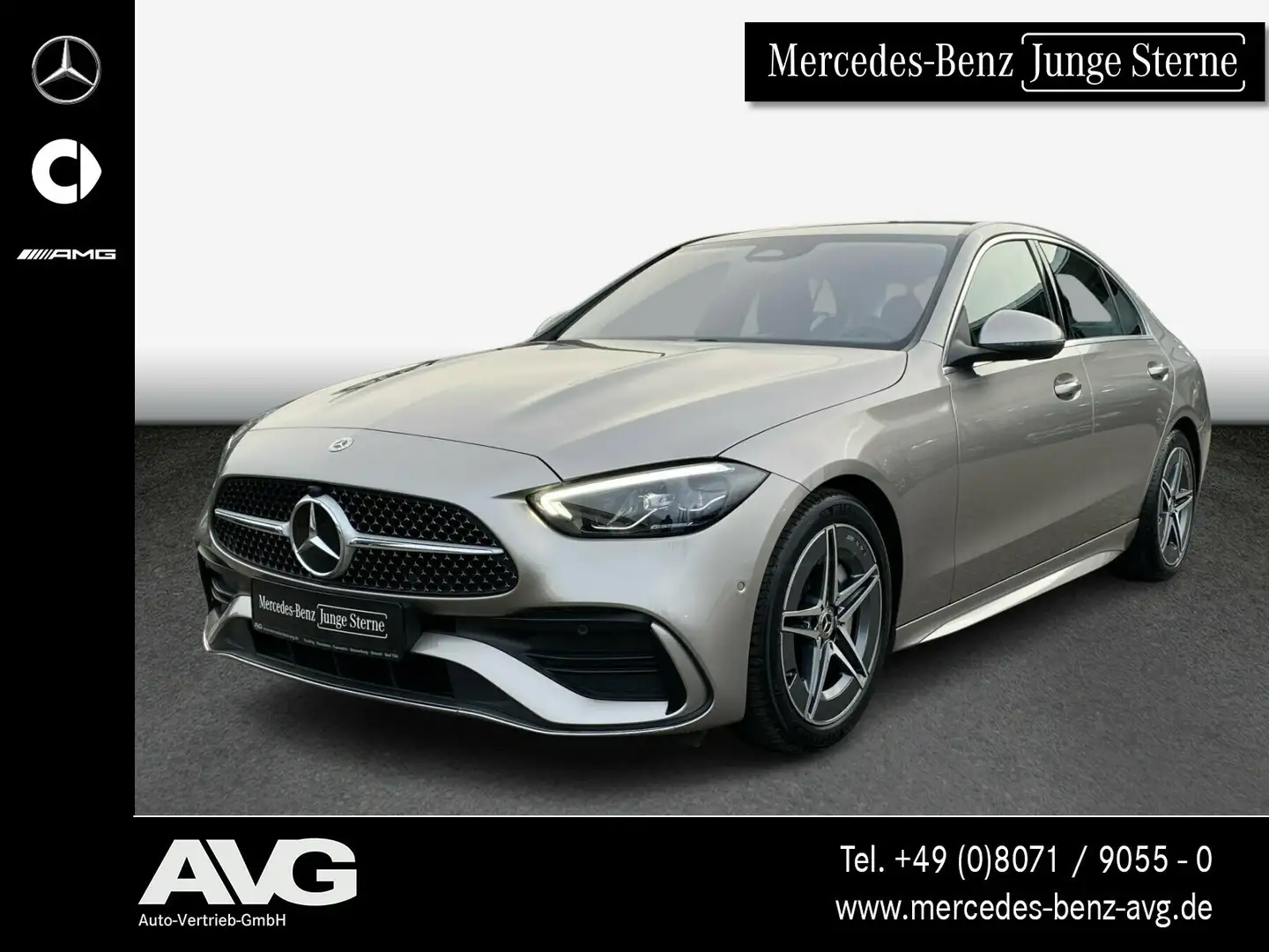 Mercedes-Benz C 300 C 300 d 4M AMG-Adv.-Plus Memory MBUX LED RFK SHZ Silber - 1