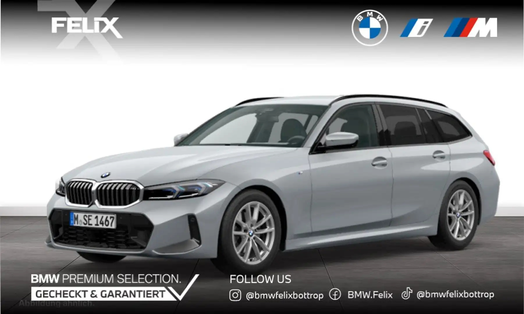BMW 320 i Touring+M SPORTPAKET+FACELIFT/LCI+ Grau - 1