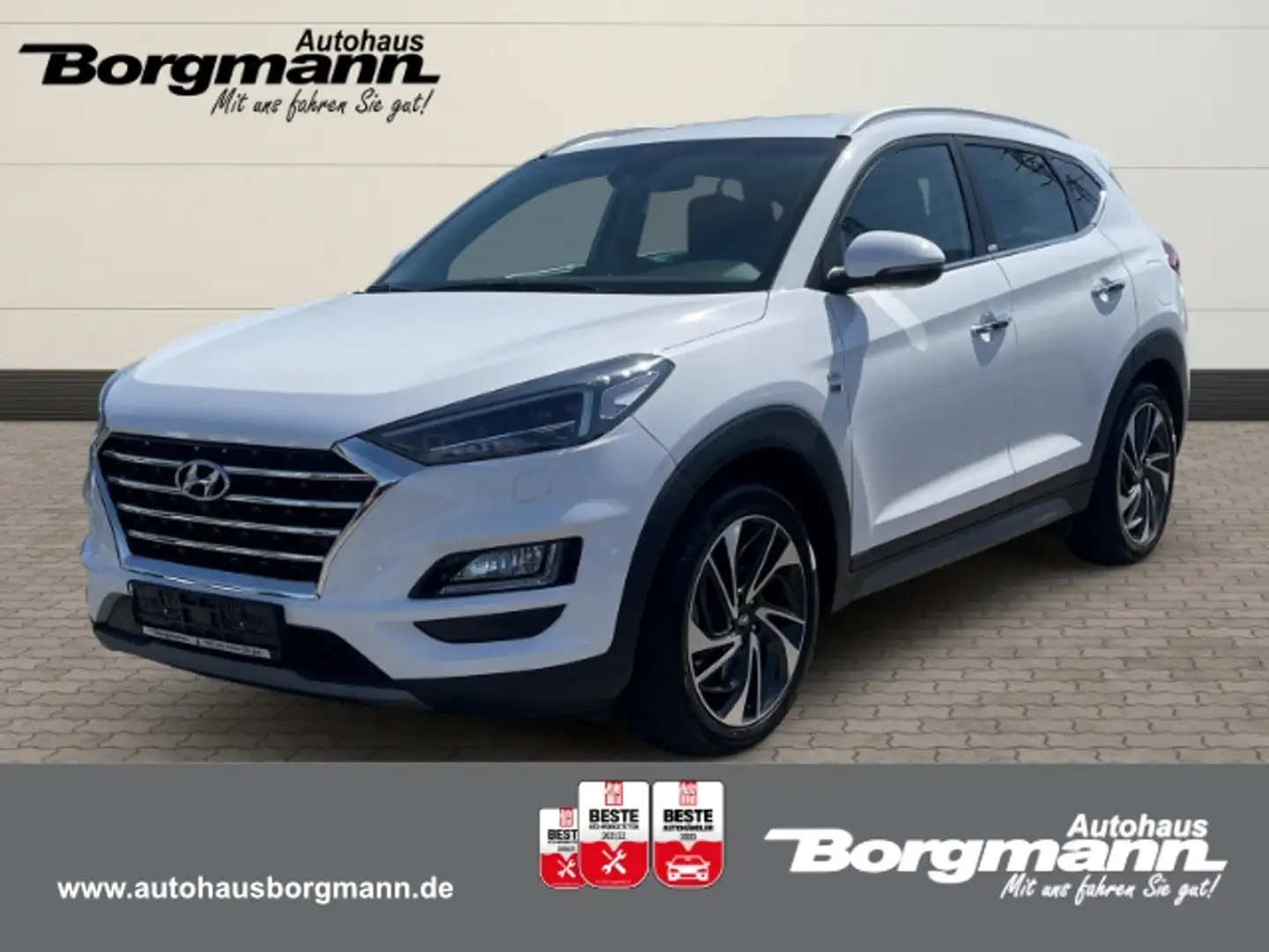 Hyundai TUCSON Premium Mild-Hybrid 2.0 Fahrschule - Pedale Beifah White - 1