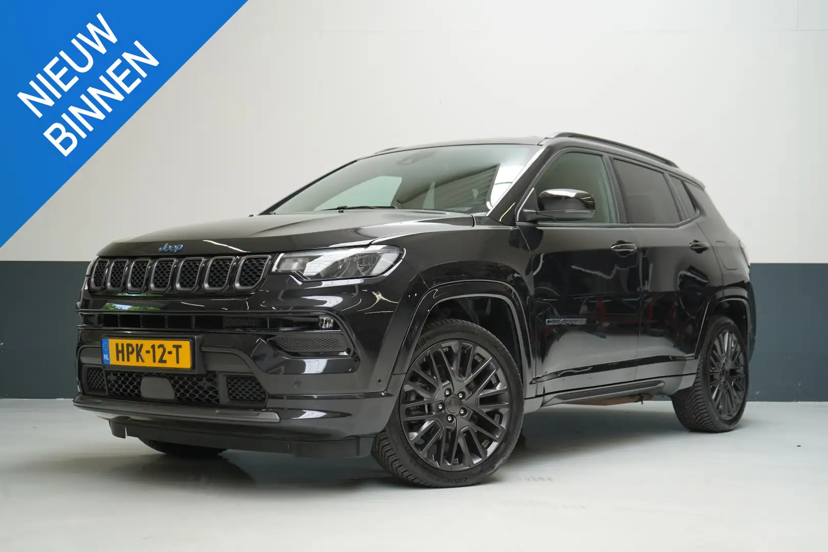 Jeep Compass 4xe 240 Plug-in Hybrid Electric S | Leder | Naviga Zwart - 1