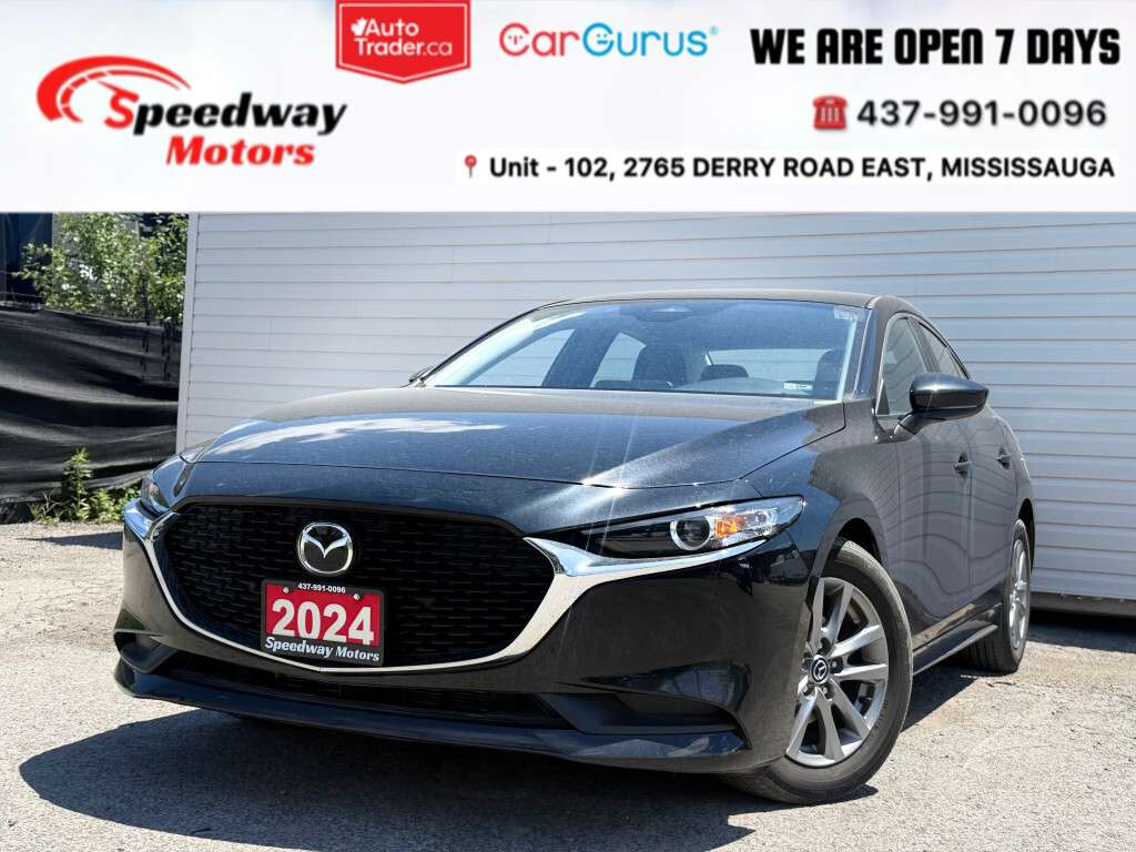 2024 Mazda Mazda3 GS AUTO/ ALLOYS/ ADAPTIVE CRUISE CONTROL/ BSM/ HEA