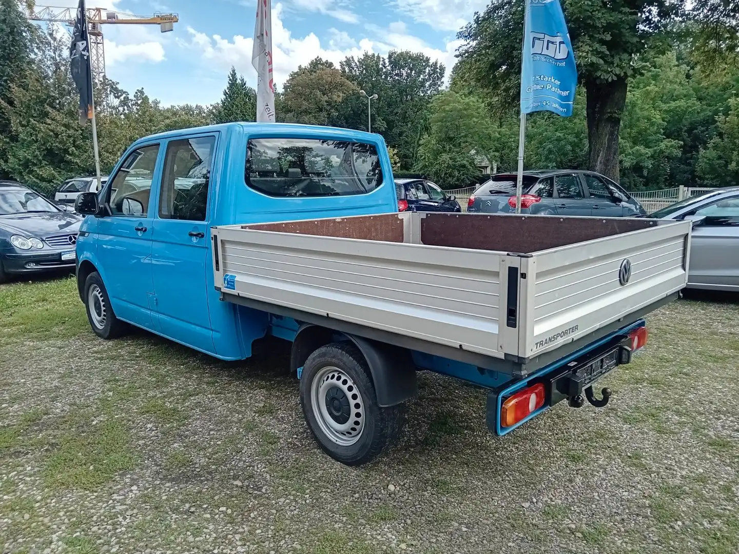 Volkswagen Transporter T6 Transporter Pritsche Doka * INSP+TÜV neu Bleu - 2