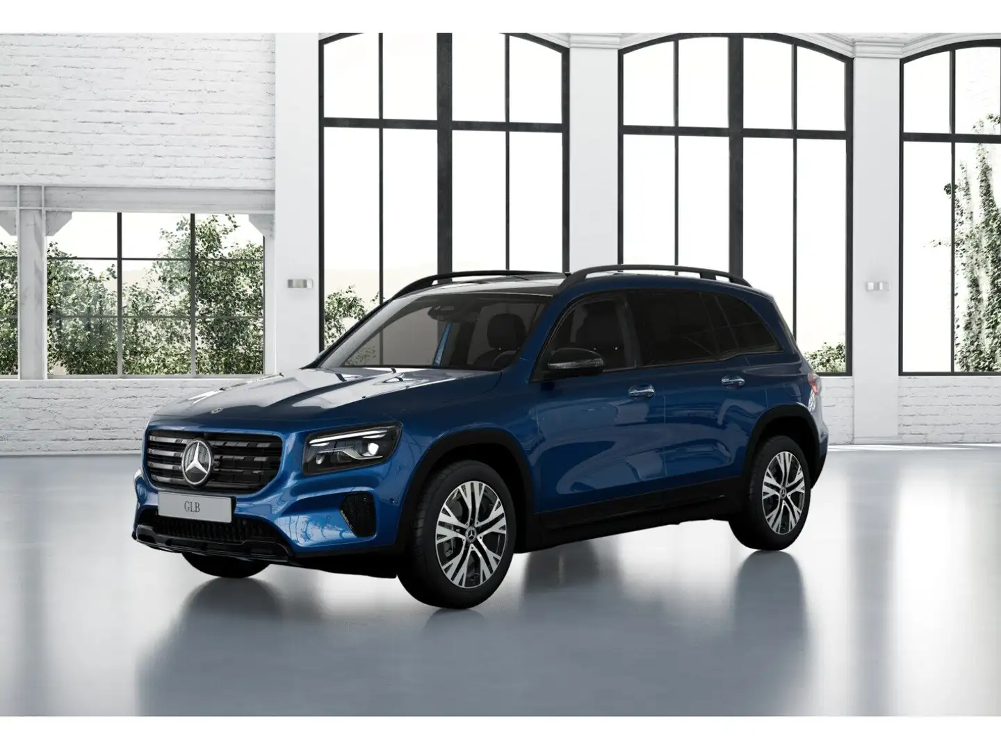 Mercedes-Benz GLB 200 #PANO #AHK #NIGHT #360° #FAHRASSISTENZ-P Modrá - 2