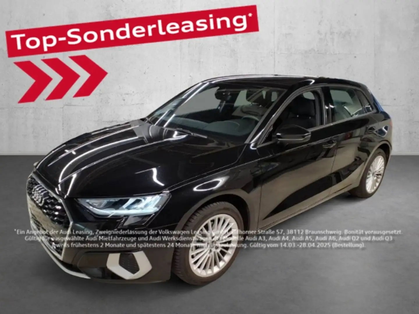 Audi A3 Sportback 30 TDI ADVANCED PDC VIRTUAL KLIMA LM17 Schwarz - 1