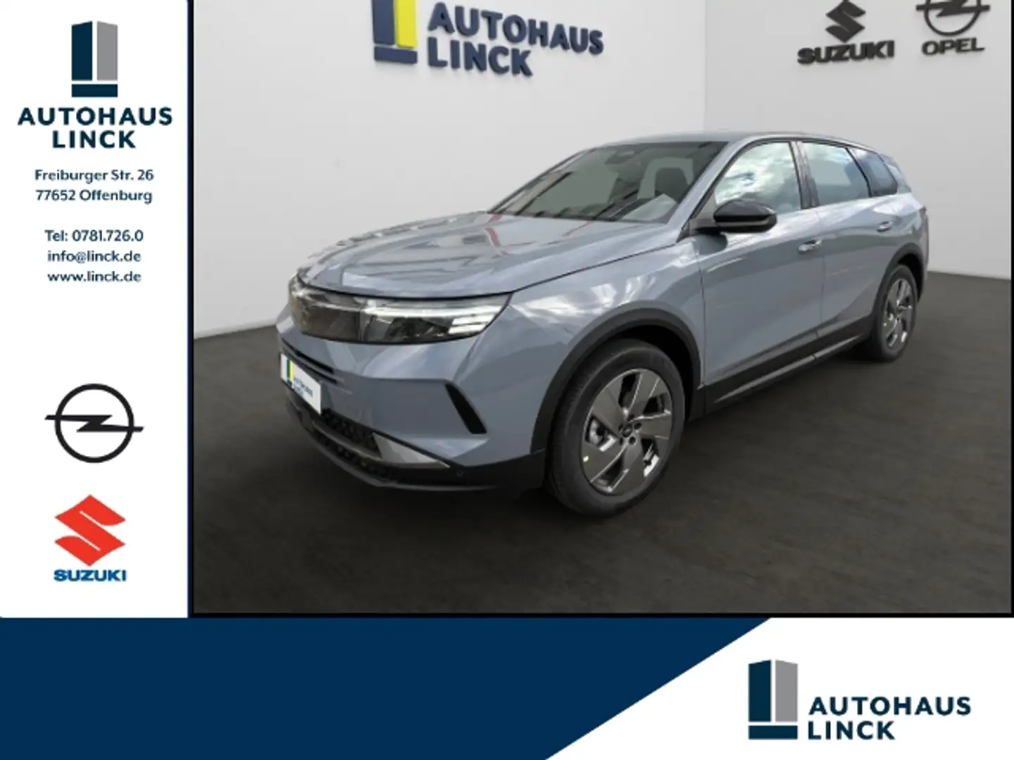 Opel Grandland 1.2 48V Mild- Hybrid 107kW Edition EU6e Gris - 1