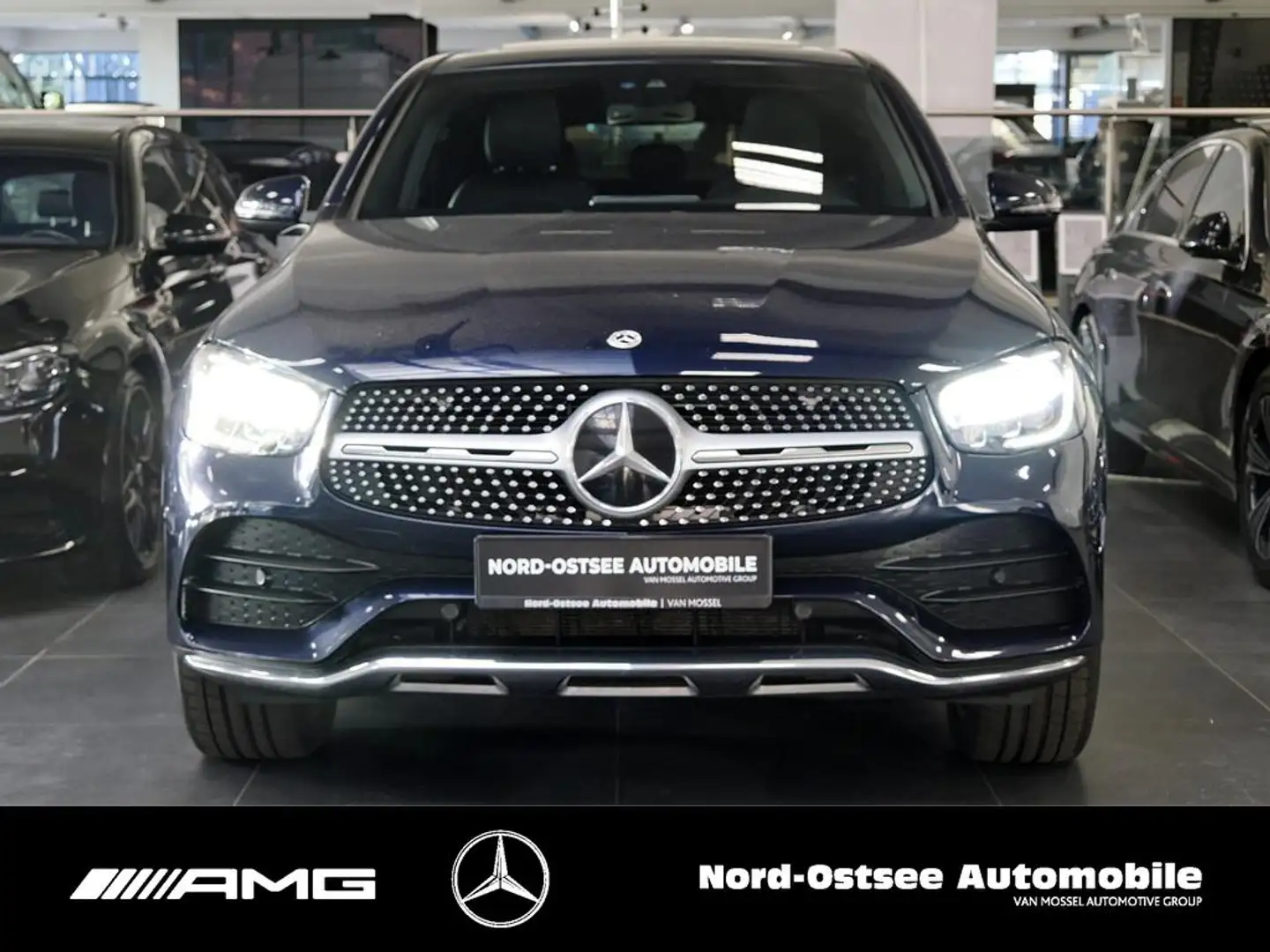Mercedes-Benz GLC 300 de AMG COUPÉ  SD BURMESTER AHK LED KAMERA Bleu - 2