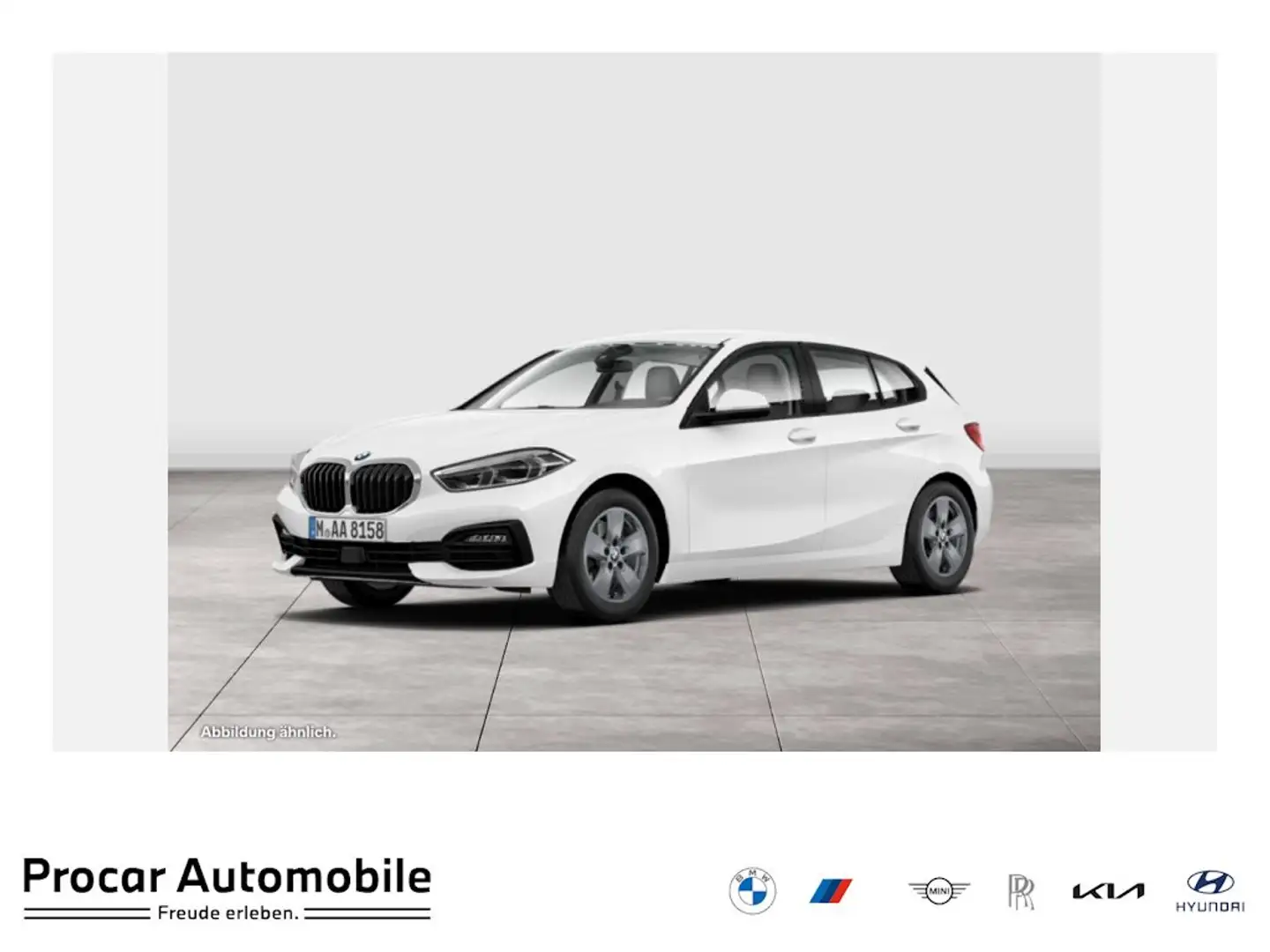 BMW 118 i ADVANTAGE+AHK+SHZ+LED+AUT Weiß - 1