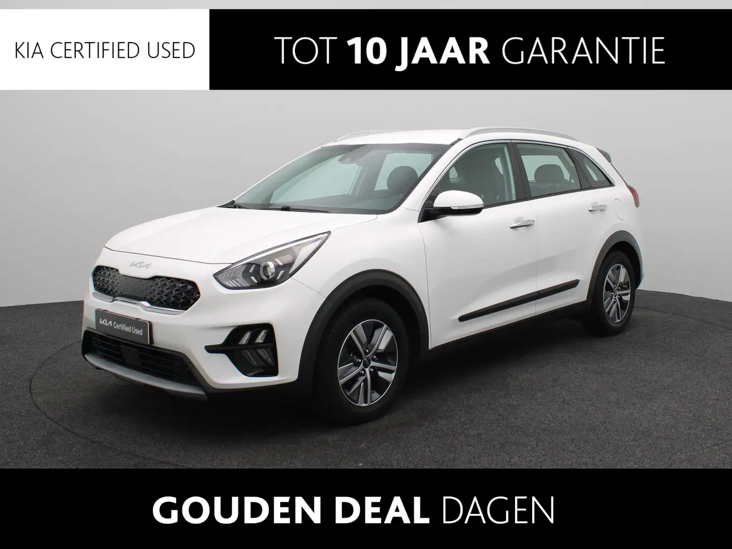 Kia Niro 1.6 GDi Hybrid DynamicLine | Trekhaak | Camera | N Wit - 1