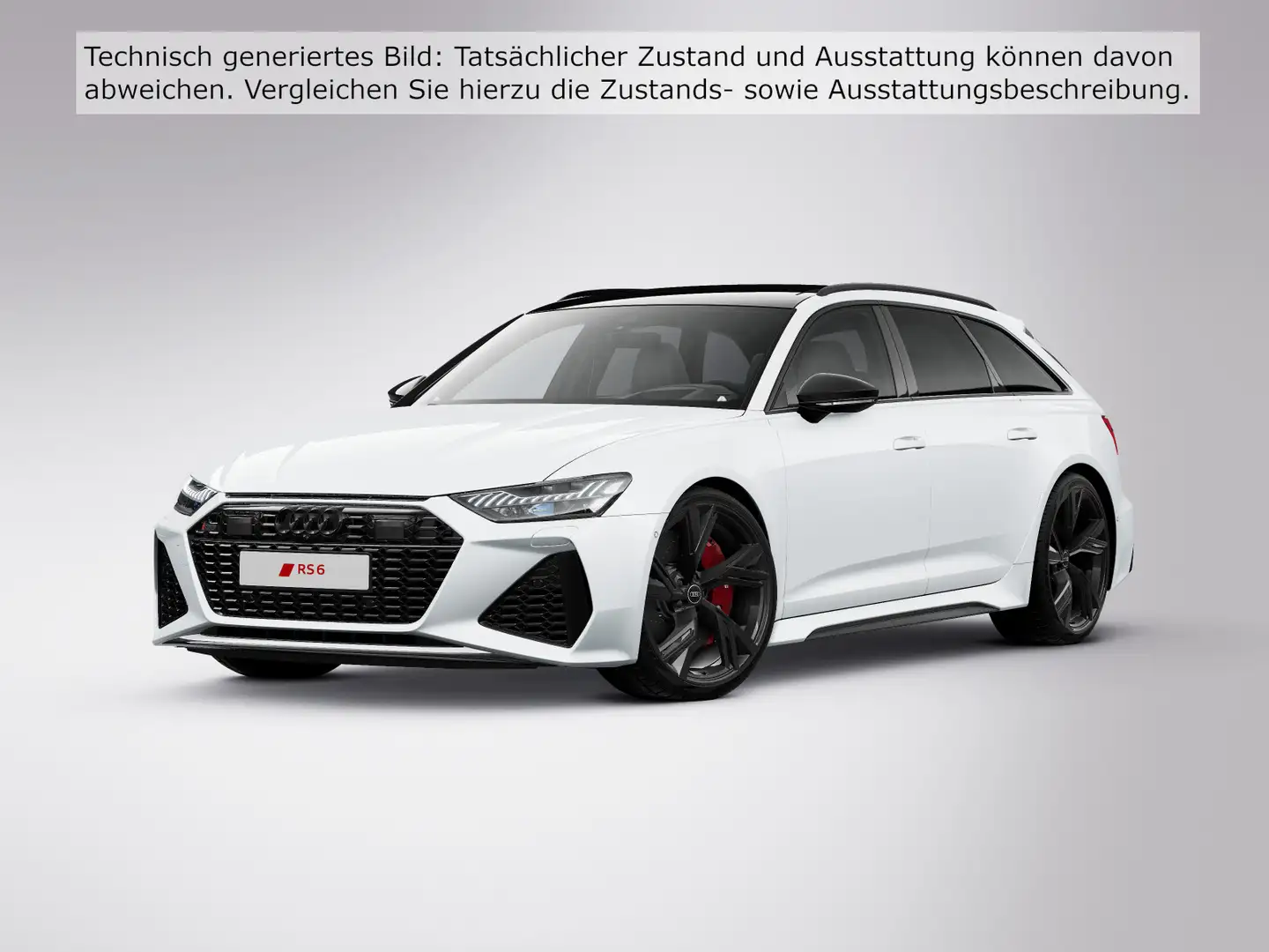 Audi RS6 4.0 TFSI Panorama B&O ACC DynamikPak. Weiß - 2