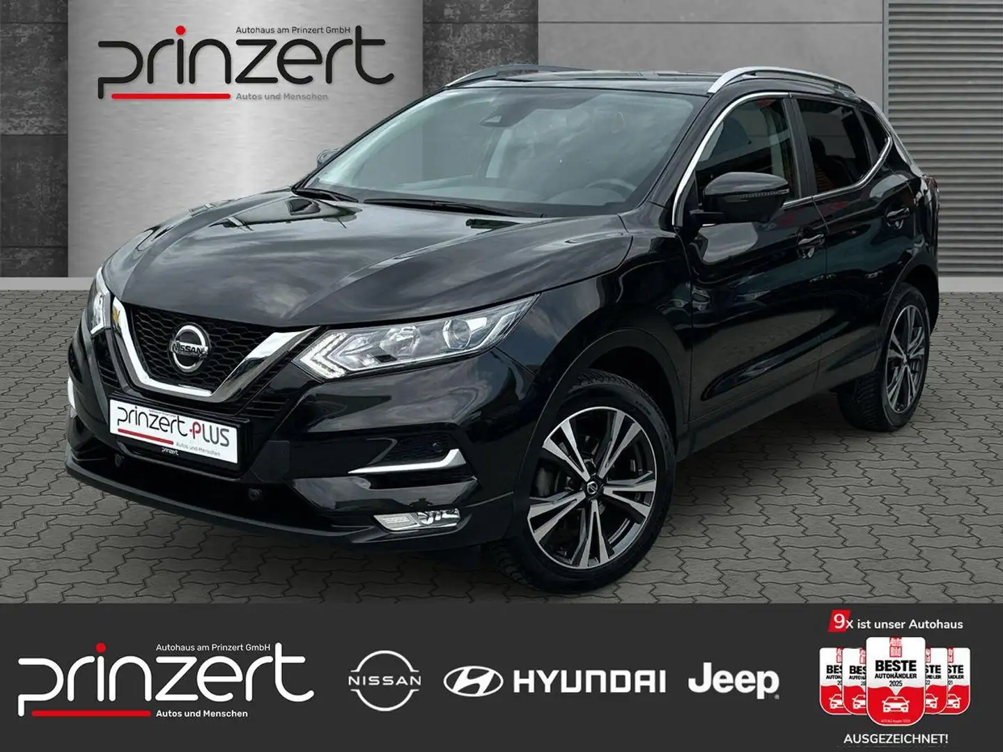 Nissan Qashqai 1.3 DIG-T "N-Connecta" Teilleder*PGD*Winter-Paket Schwarz - 1