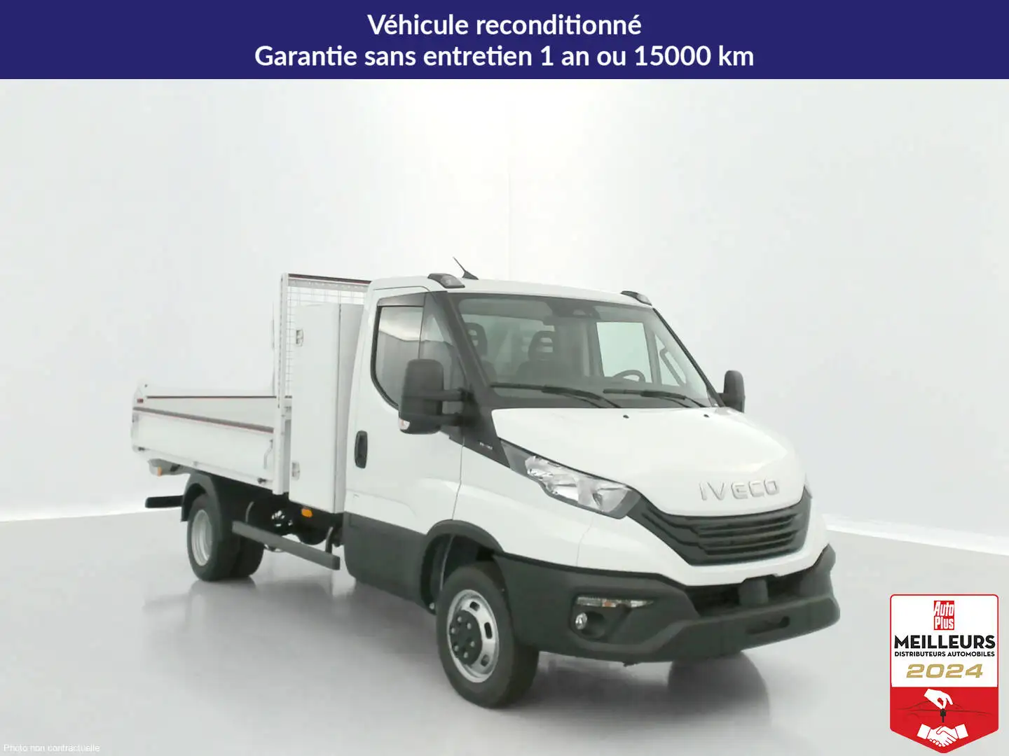 Iveco Daily 35C16H 3.0 160ch 3750 QUAD-TOR Benne + Coffre Blanc - 1