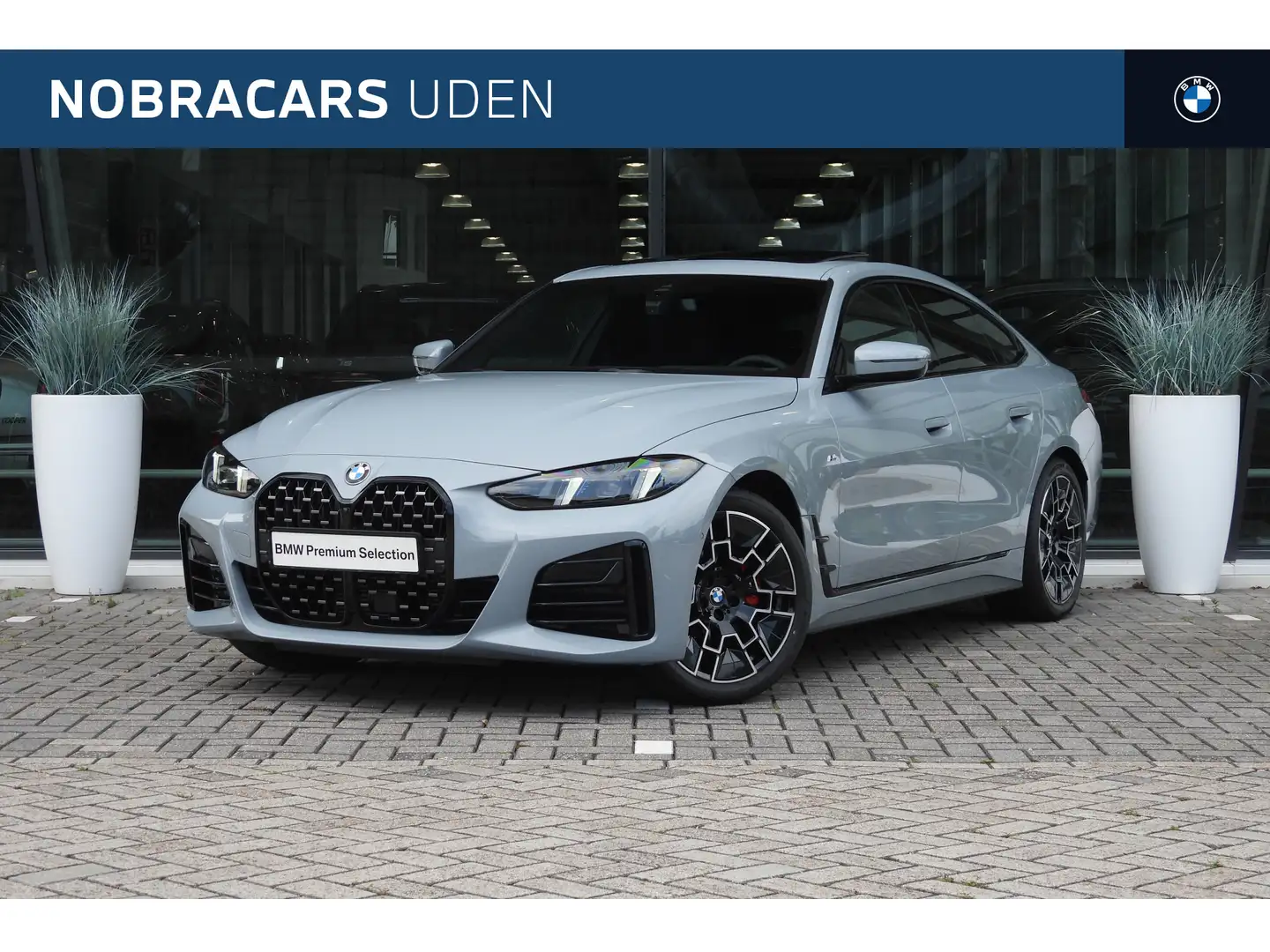 BMW 420 4 Serie Gran Coupé 420i High Executive M Sport Aut Gris - 1