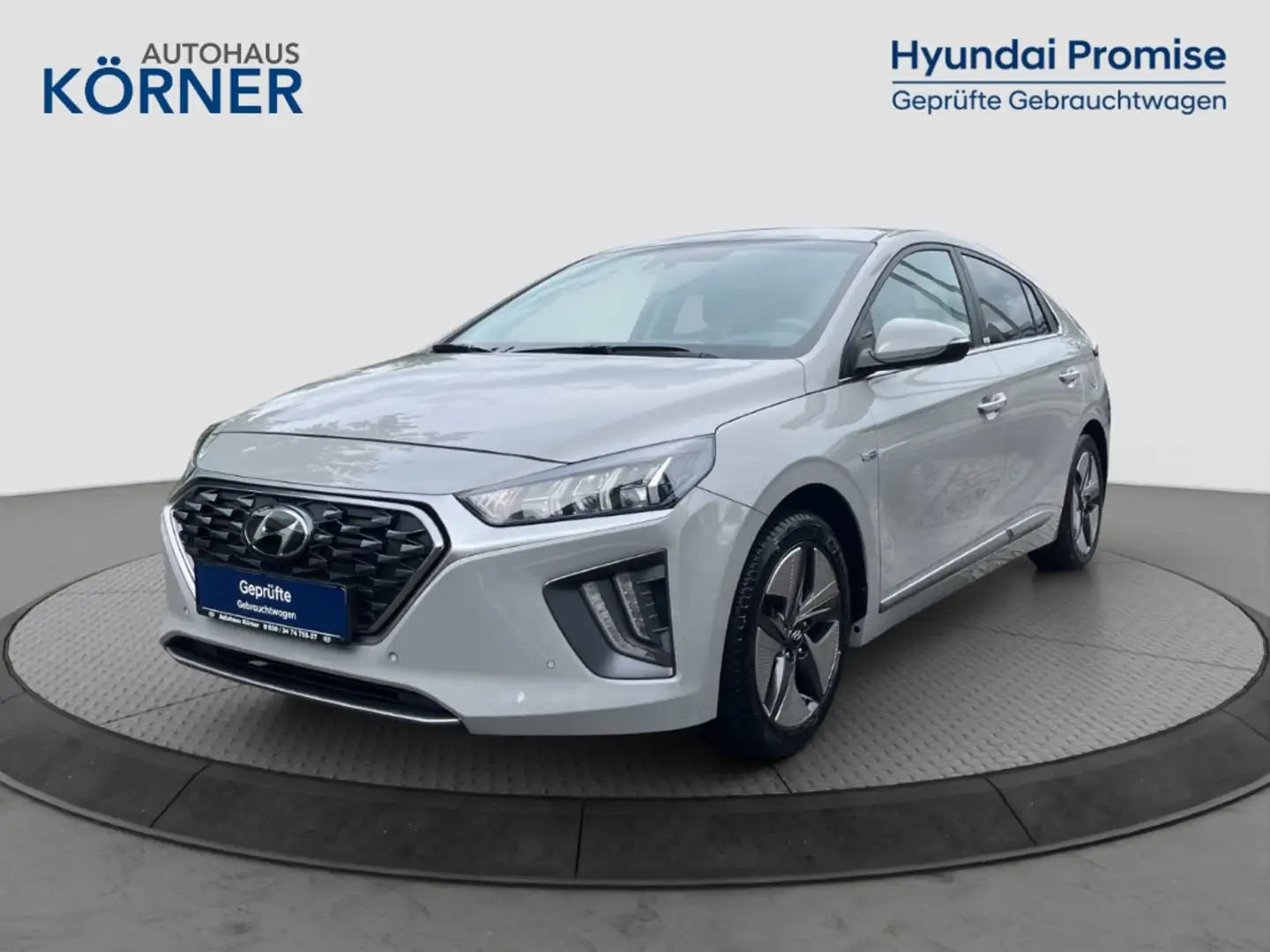 Hyundai IONIQ Hybrid PRIME *LEDER*KLIMASITZ*CARPLAY*LED*NAVI* Szary - 2