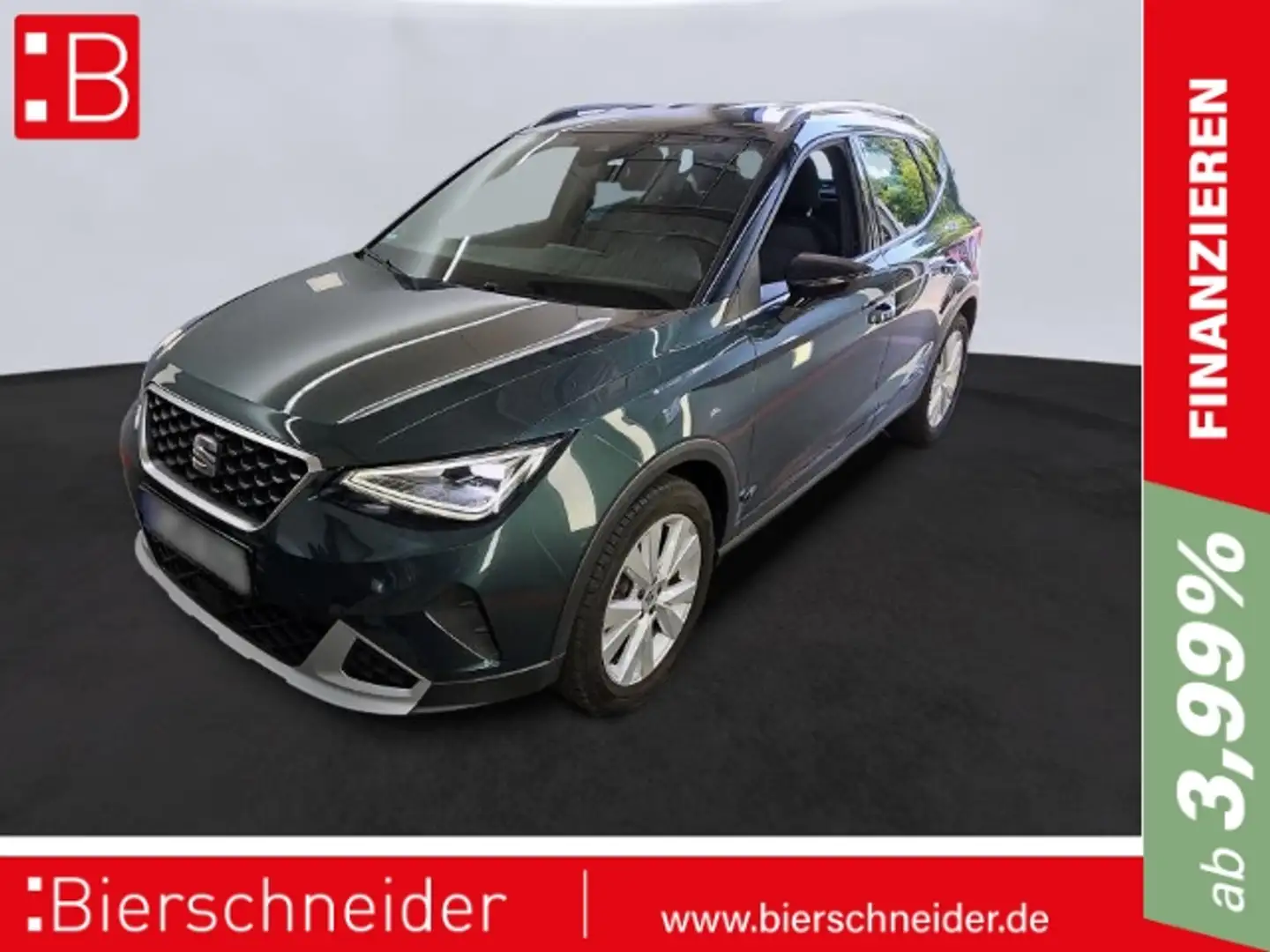 SEAT Arona 1.0 TSI Xperience AHK NAVI LED SHZ Grün - 1