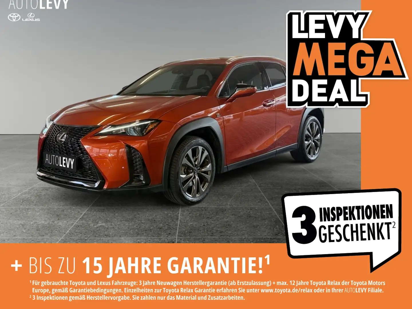 Lexus UX 250h F-Sport Design *CARPLAY* Orange - 1