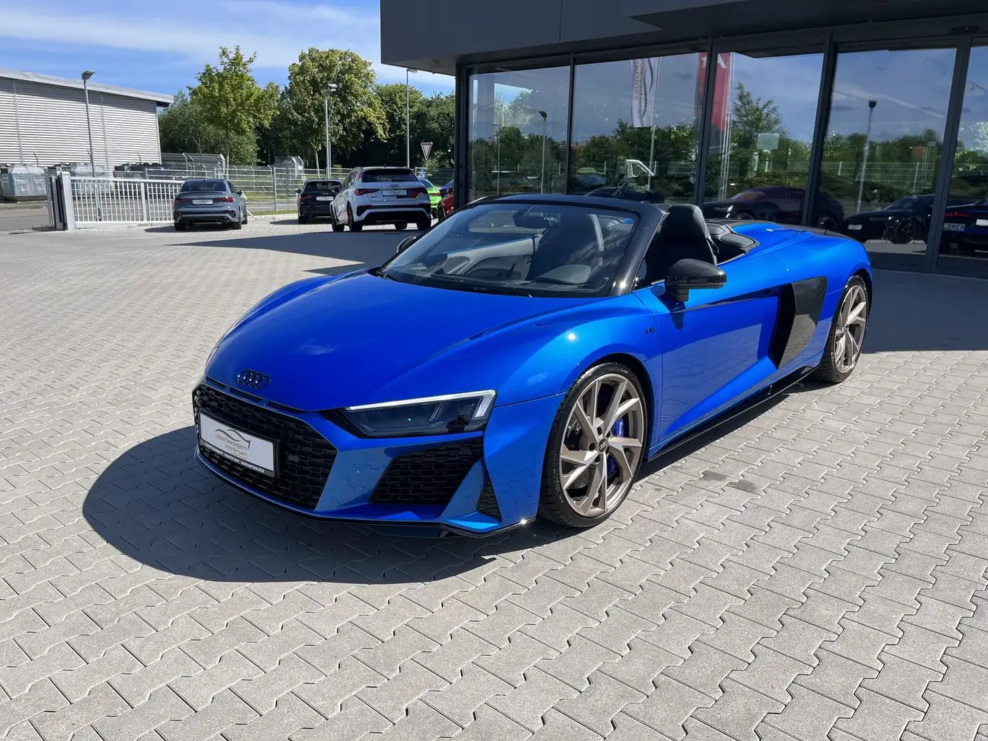 Audi R8 Spyder performance, B&O, Carbon, Magnetic Kék - 1