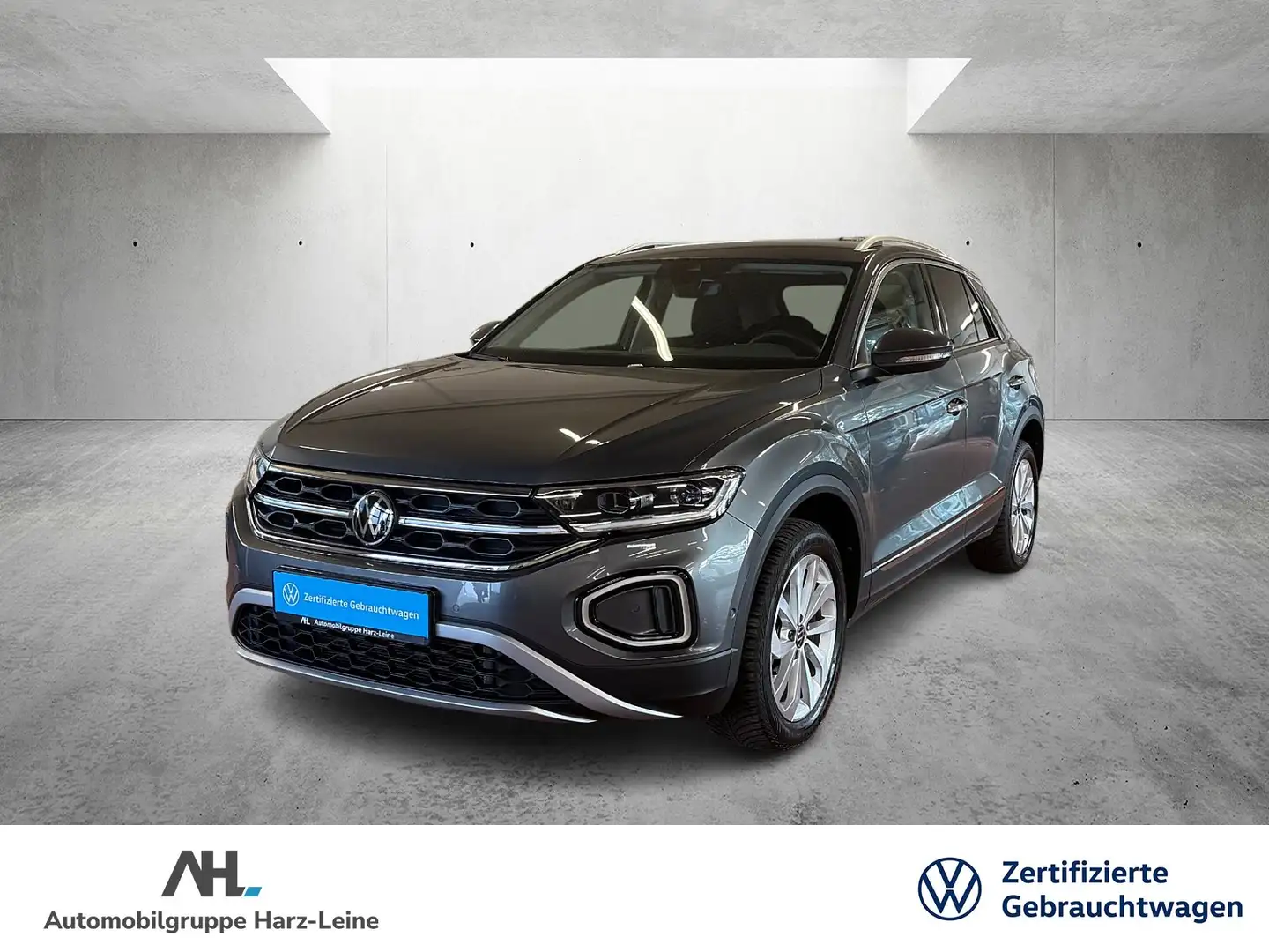 Volkswagen T-Roc 1.5 TSI Style DSG Matrix Navi ACC AHK RFK Grau - 1