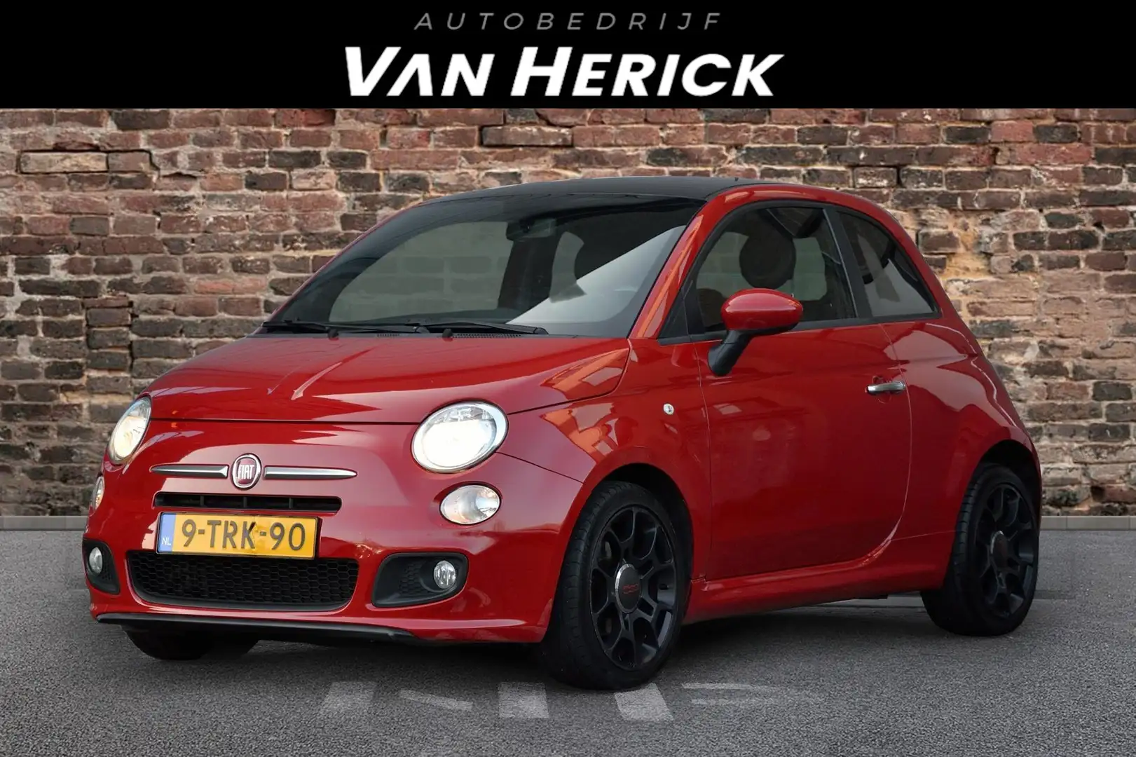 Fiat 500 0.9 TwinAir 500S | Leder | Nette staat | Sportief Rood - 1