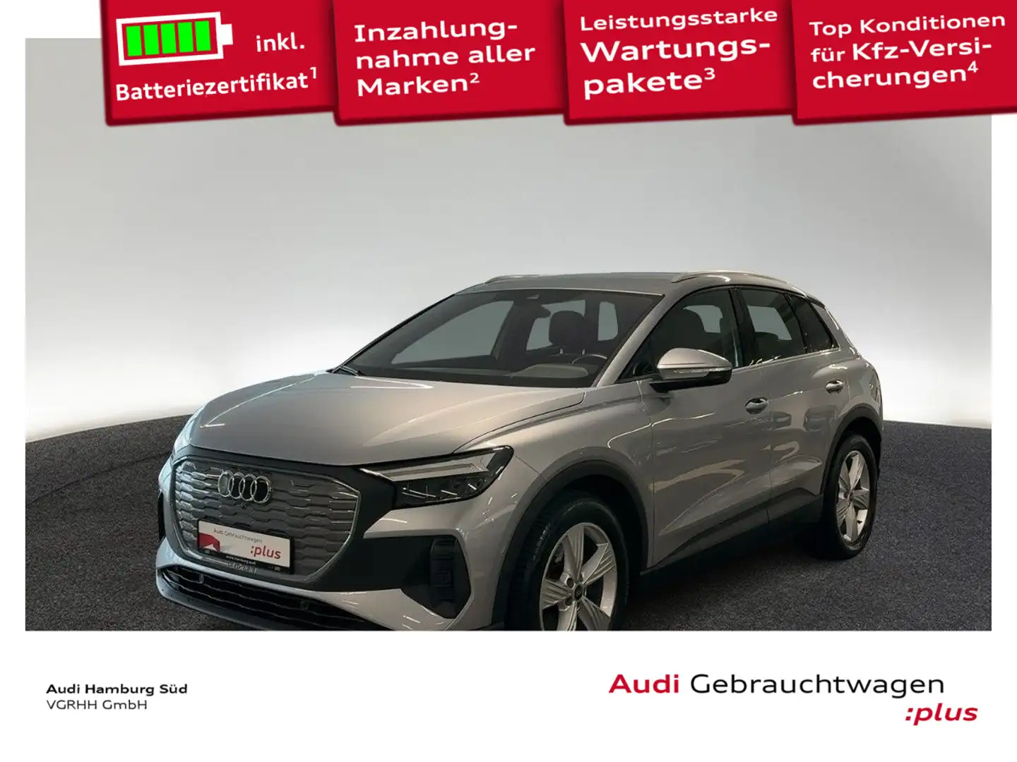 Audi Q4 e-tron Q4 35 e-tron NAVI/SONOS/ACC/ALL/SAESON Silber - 1
