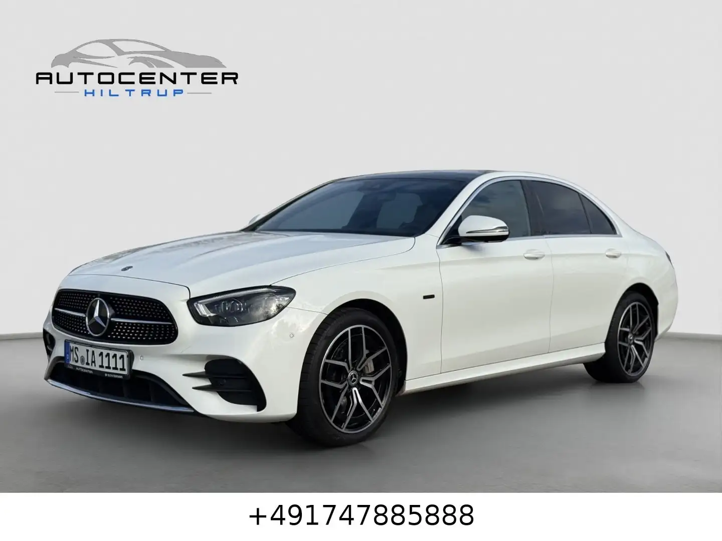 Mercedes-Benz E 300 de|AMG LINE|NAVI|KAMERA|PANORAMA|MBUX Weiß - 1
