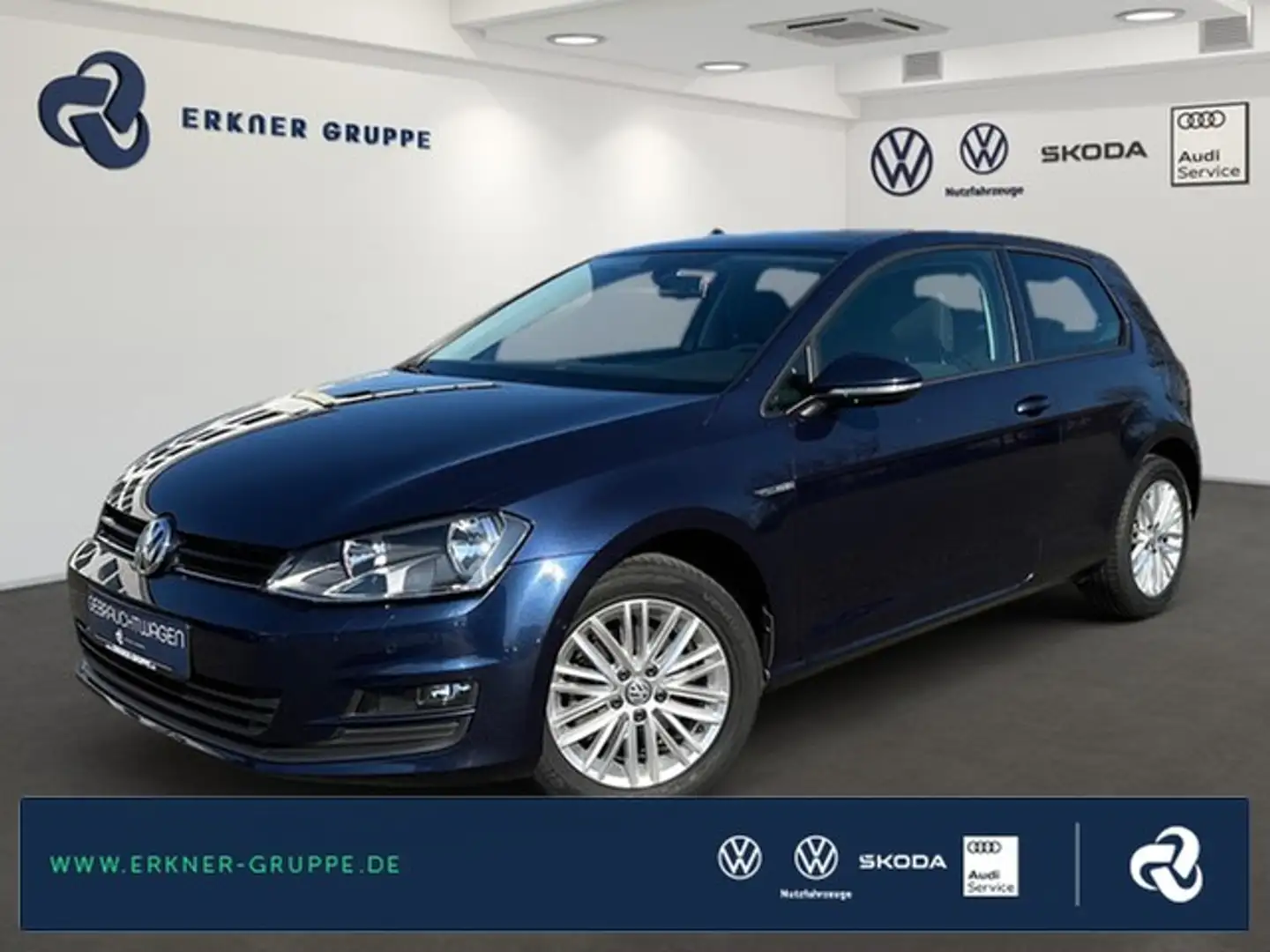 Volkswagen Golf VII 1.2TSI "Cup" PARKLENK+SITZHZG+KLIMAAUT+++ Azul - 1