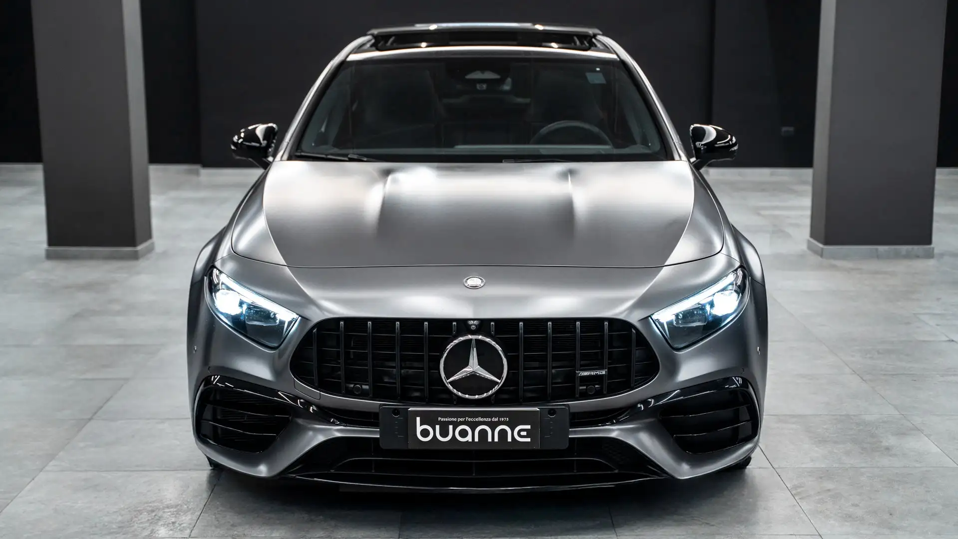 Mercedes-Benz A 45 AMG S 4MATIC+ TETTO SPECIAL PAINT BURMESTER HEAD-UP Grigio - 2