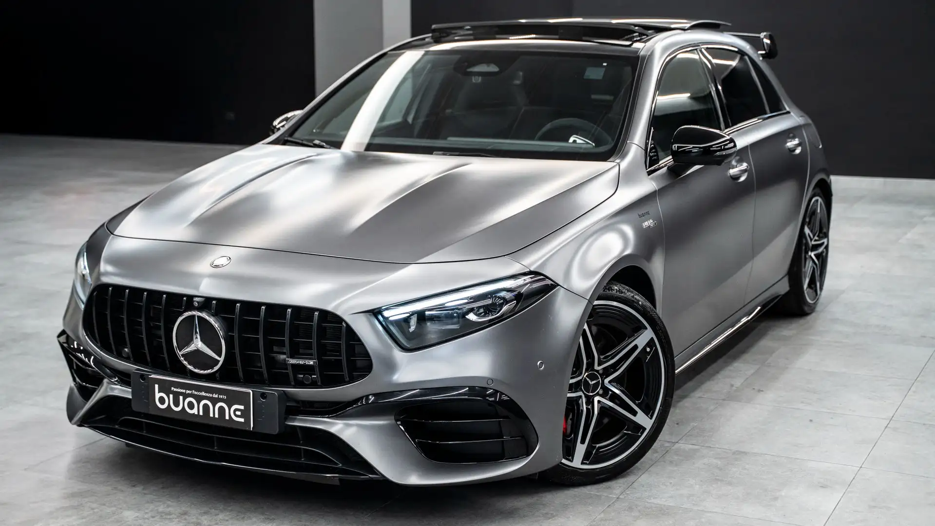 Mercedes-Benz A 45 AMG S 4MATIC+ TETTO SPECIAL PAINT BURMESTER HEAD-UP Grigio - 1