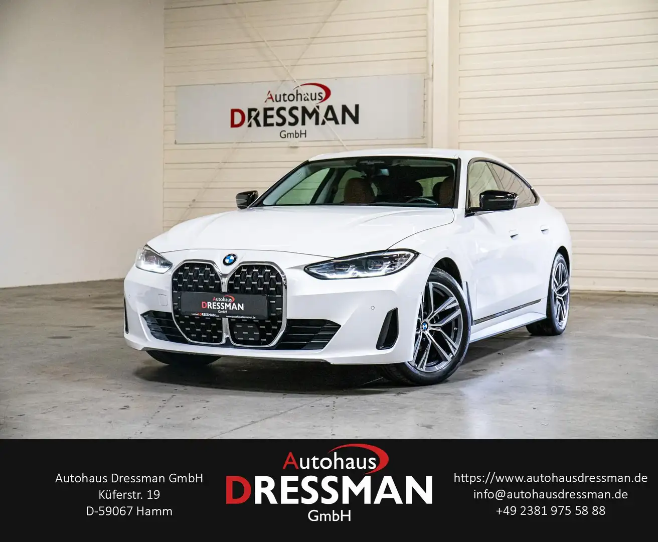BMW 420 d Gran Coupe xDrive HuD AHK DTC LED DAB Weiß - 1